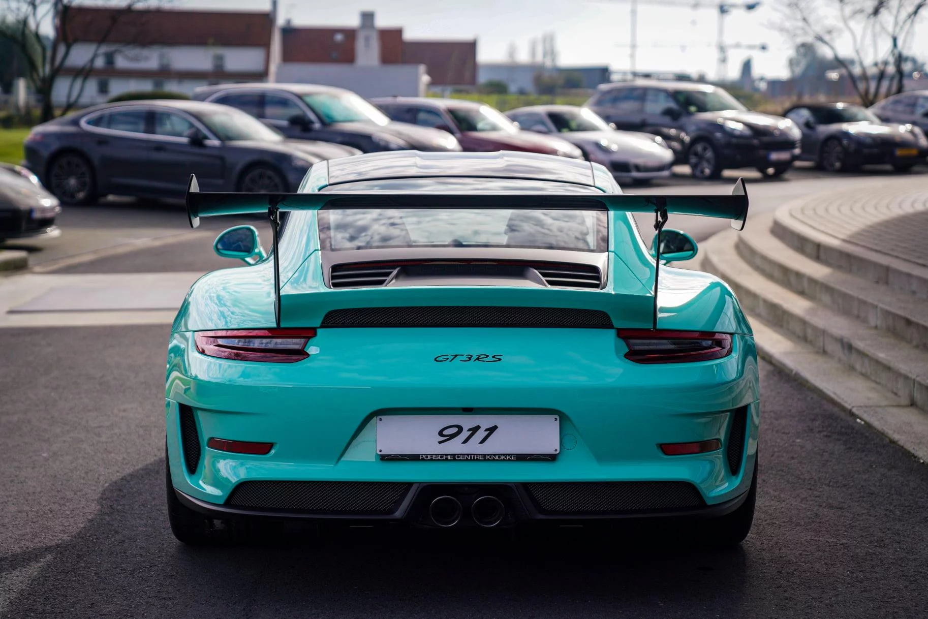 Mint Green Porsche 911 GT3 RS