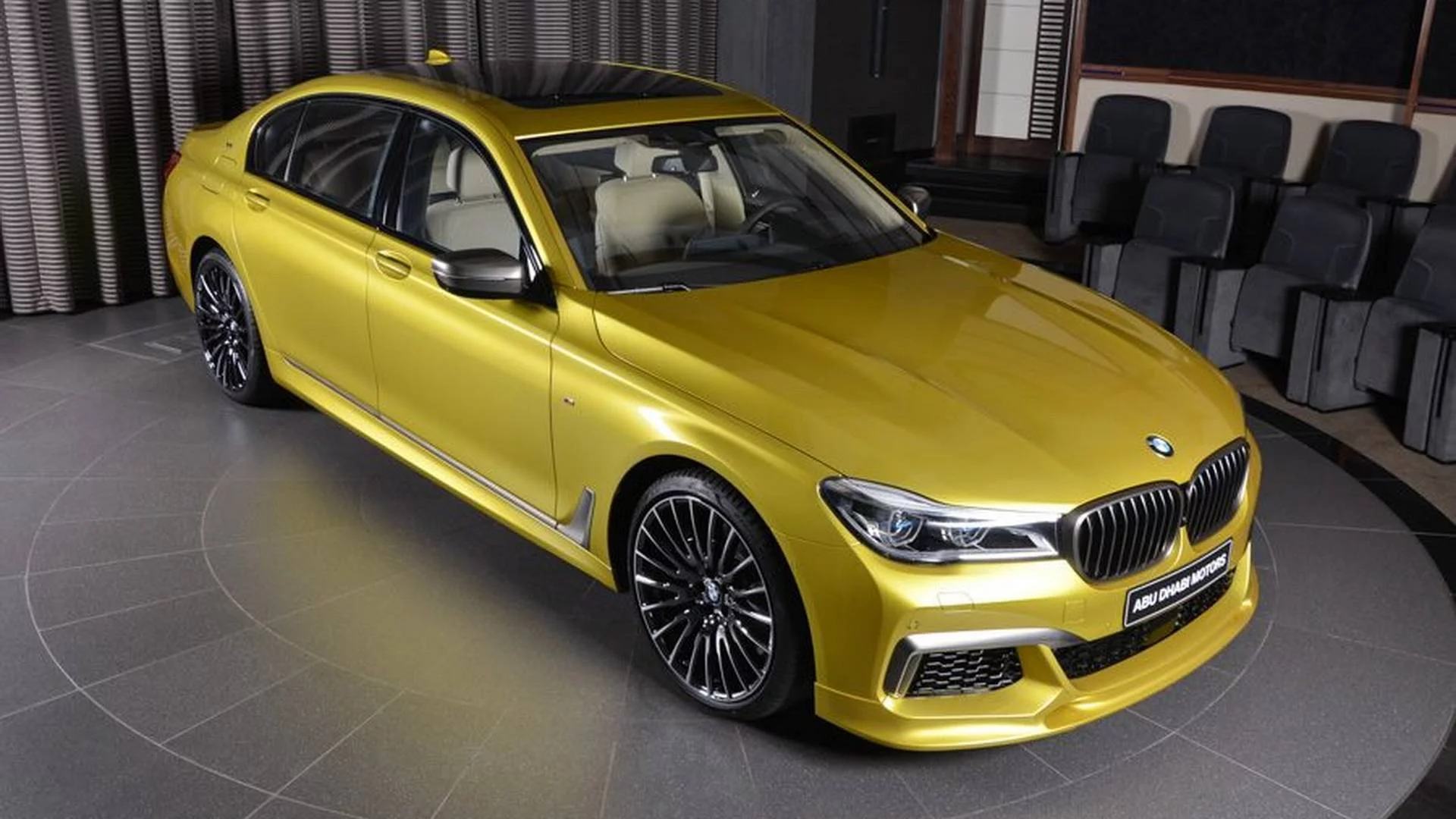 Austin Yellow BMW 7 Series