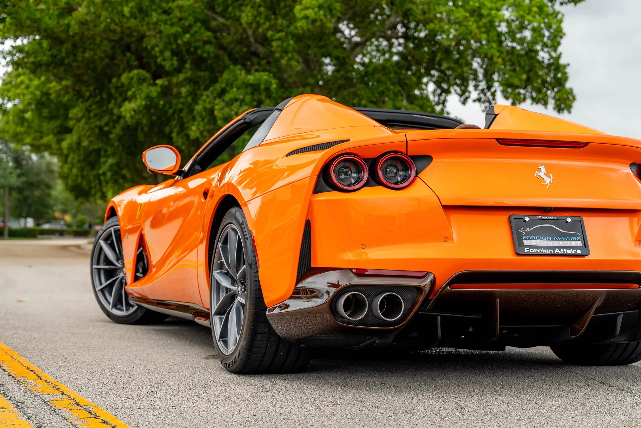 Arancio 3 Strati Ferrari 812