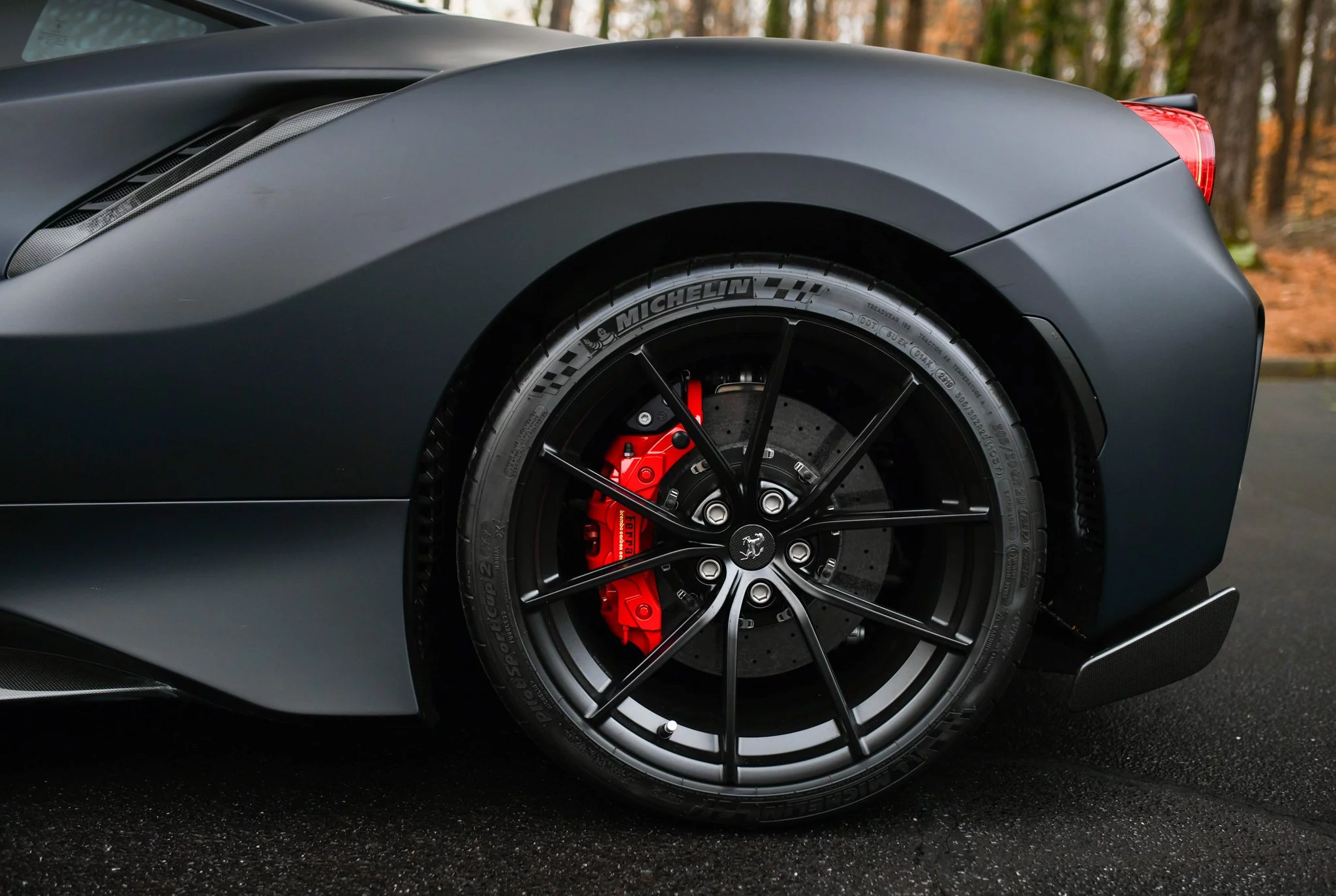 Nero DS Opaco Ferrari 488