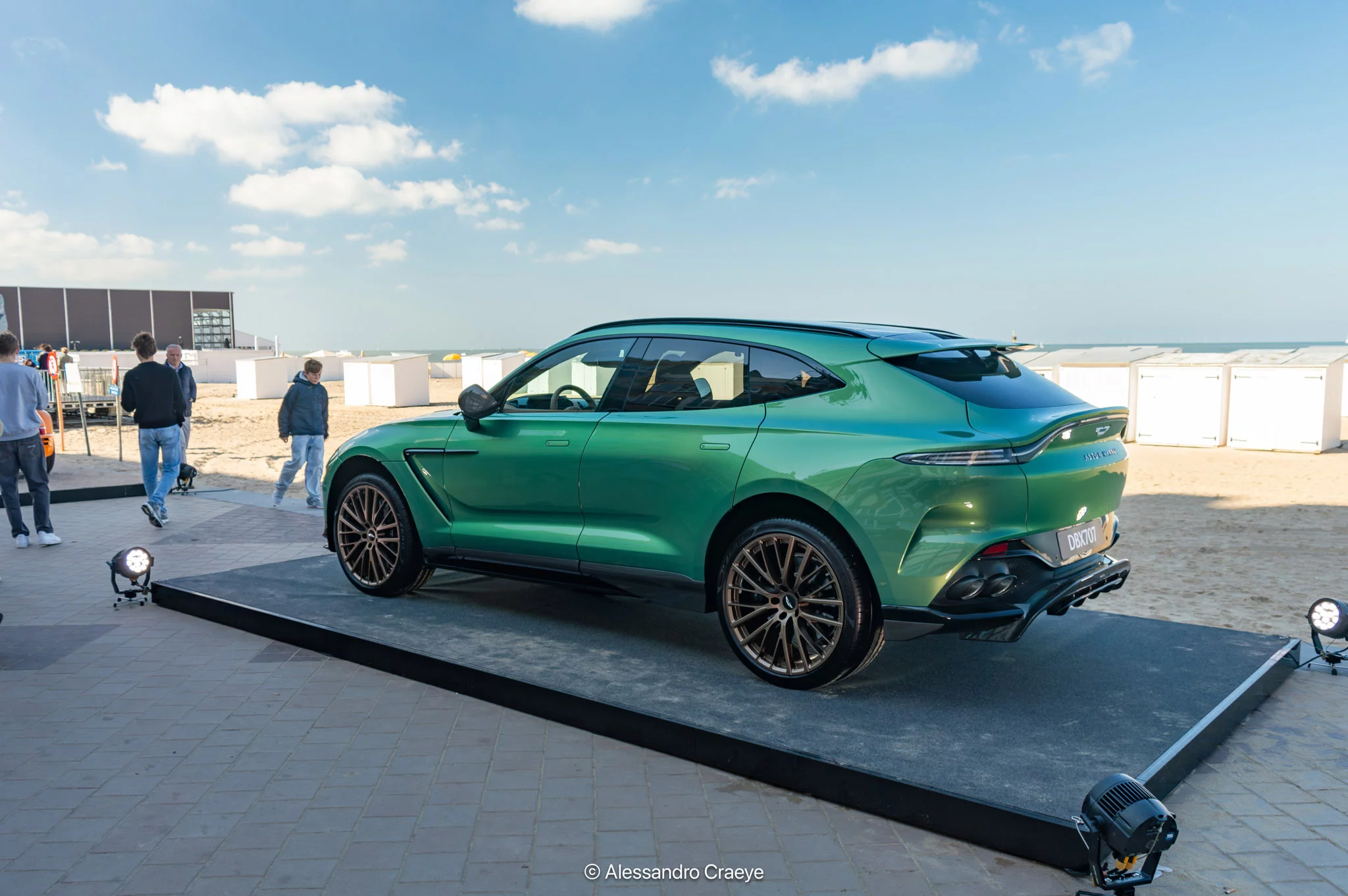 Iridescent Emerald Aston Martin DBX