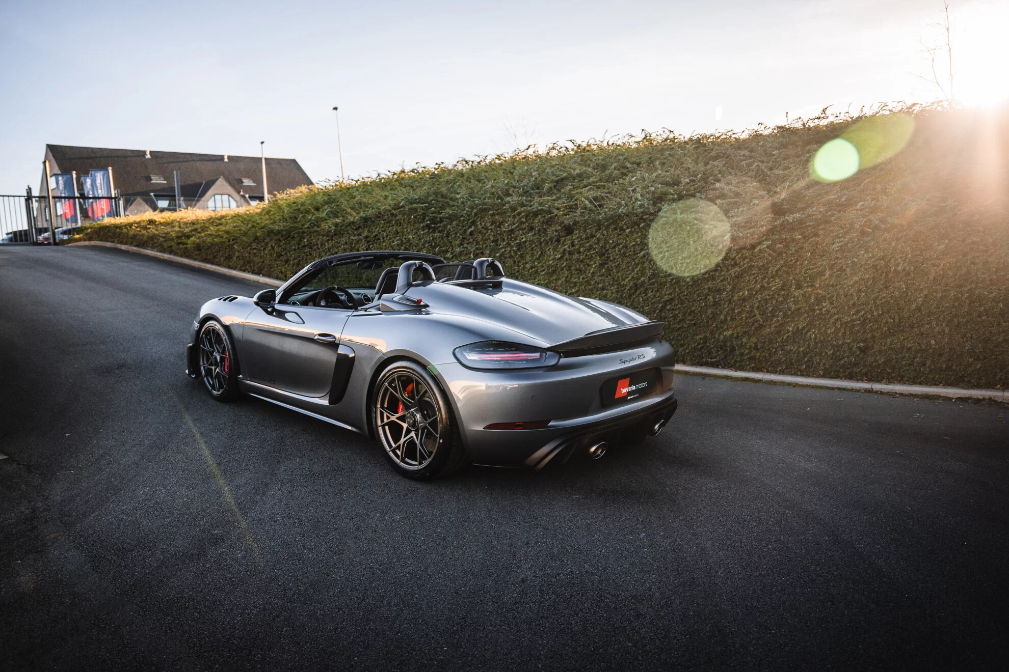 Vanadium Grey Metallic Porsche 718 Spyder RS