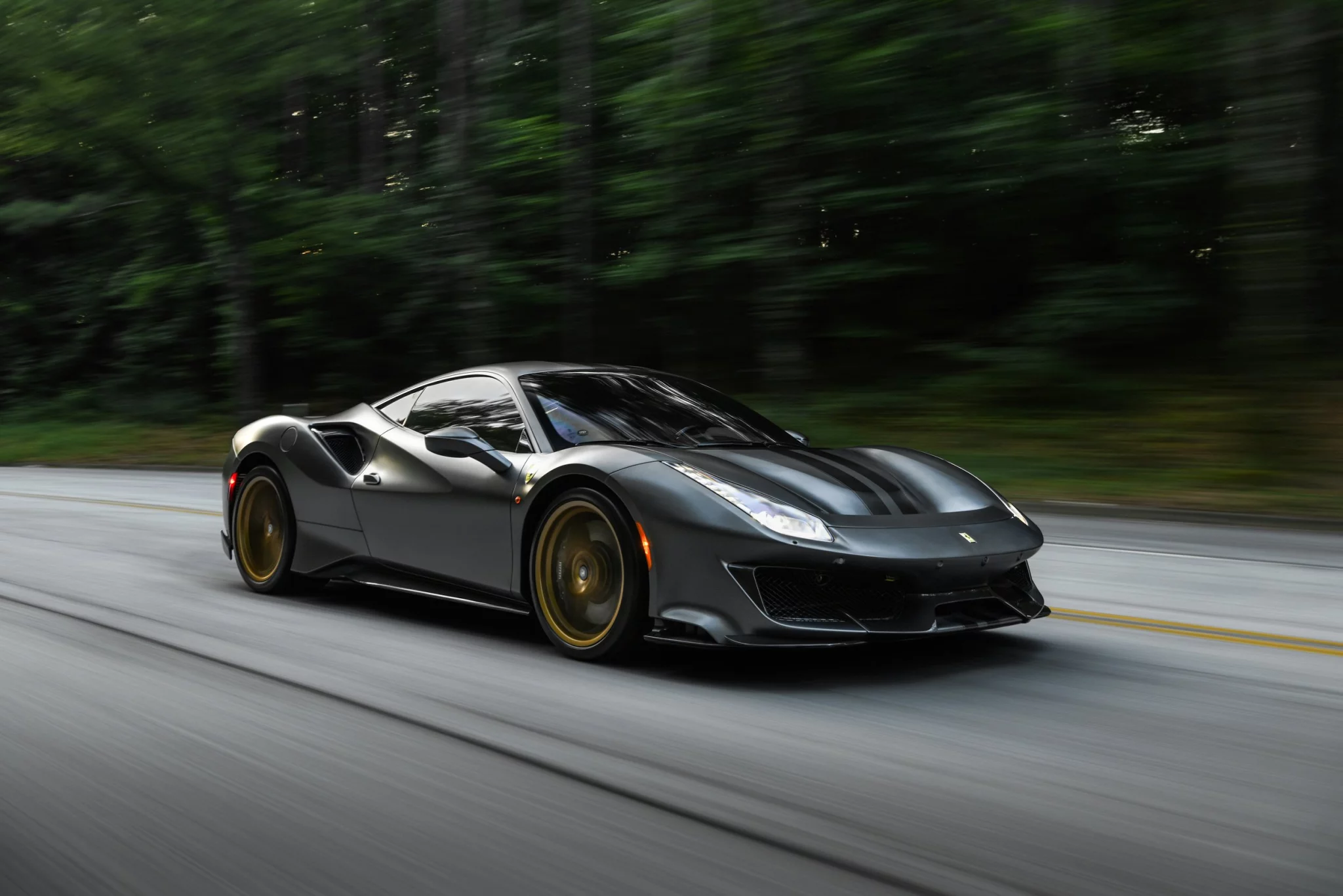 Grigio Silverstone Opaco Ferrari 488