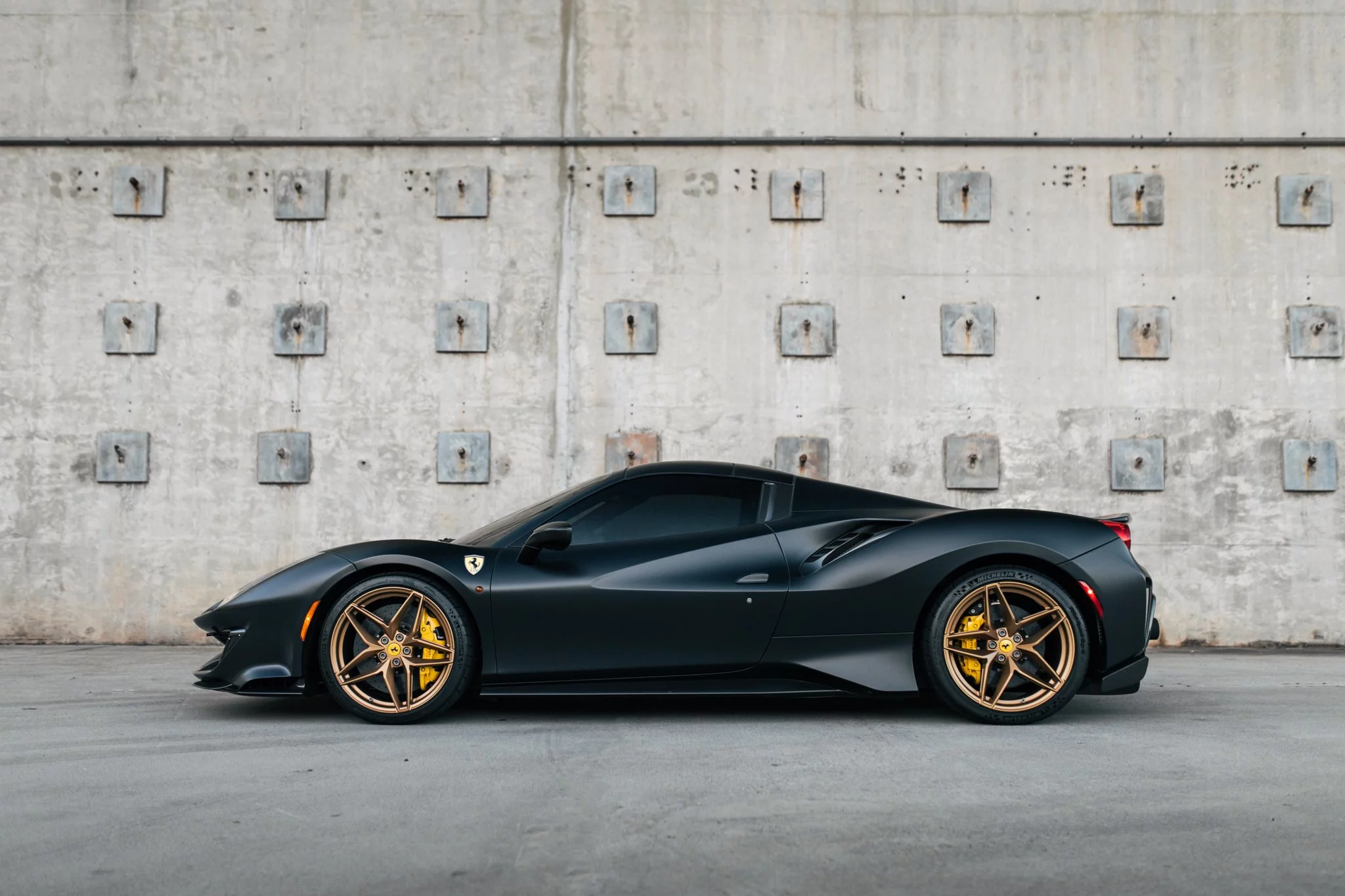Nero DS Opaco Ferrari 488