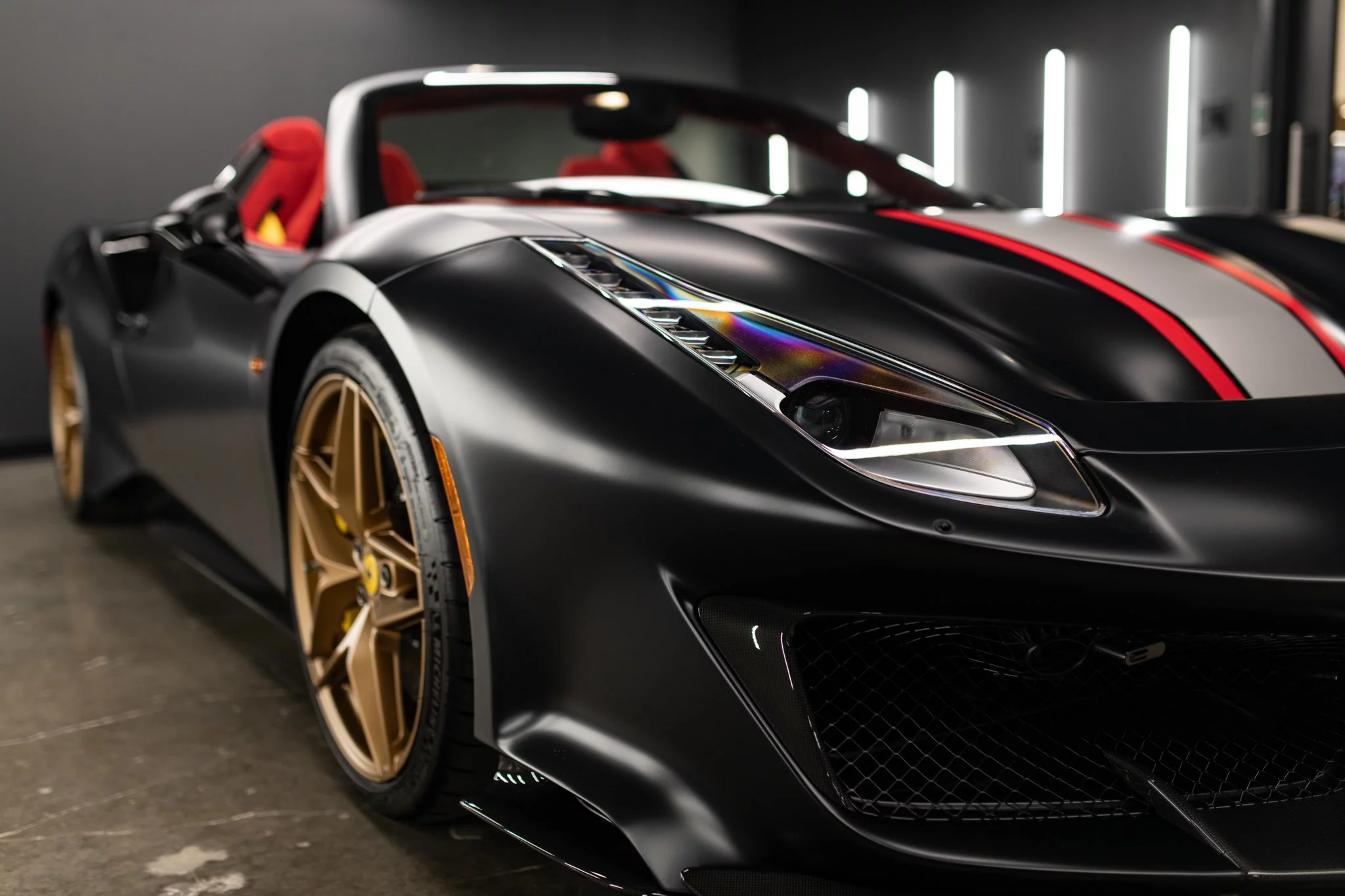 Nero DS Opaco Ferrari 488
