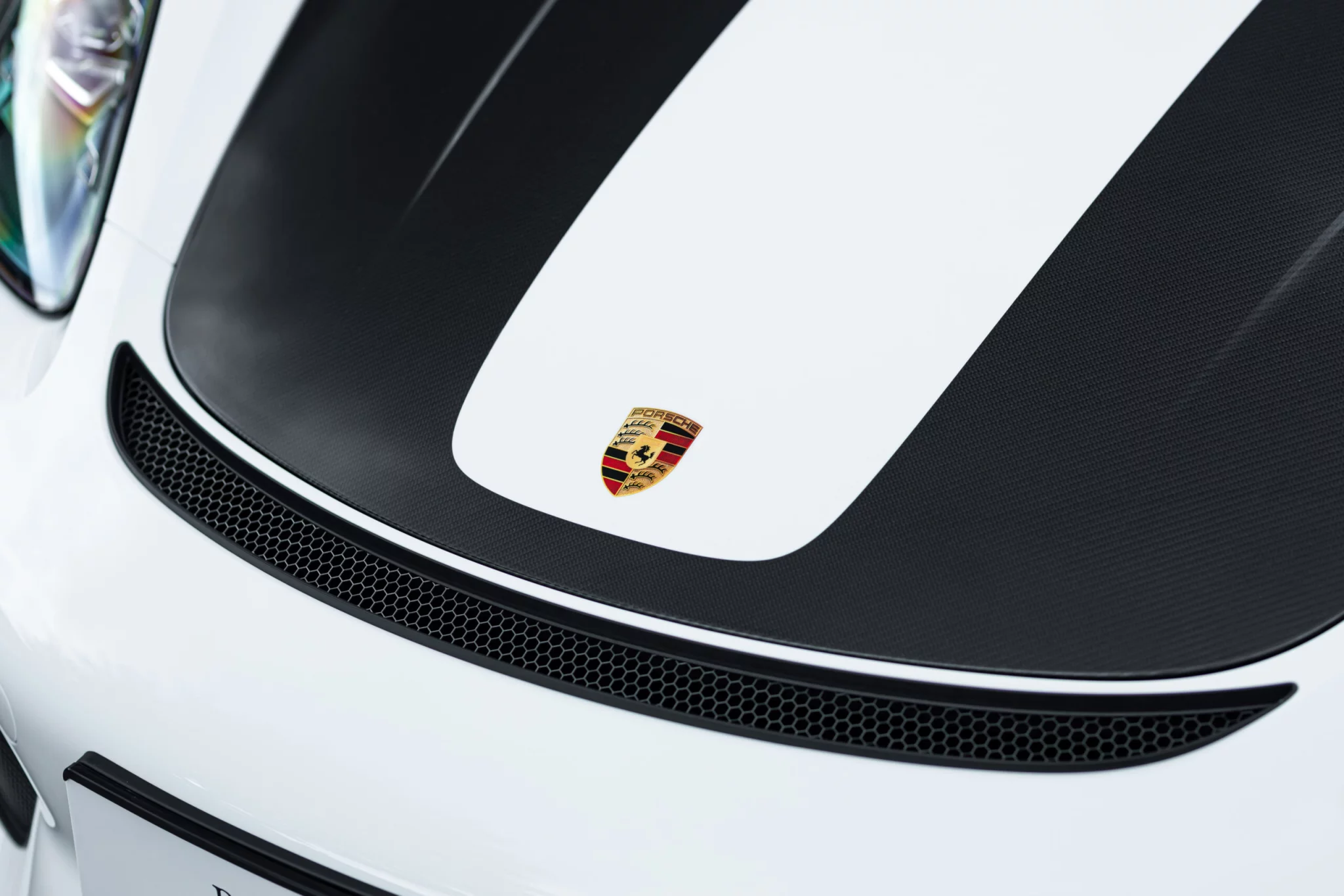 Pure White Porsche 718 Spyder RS
