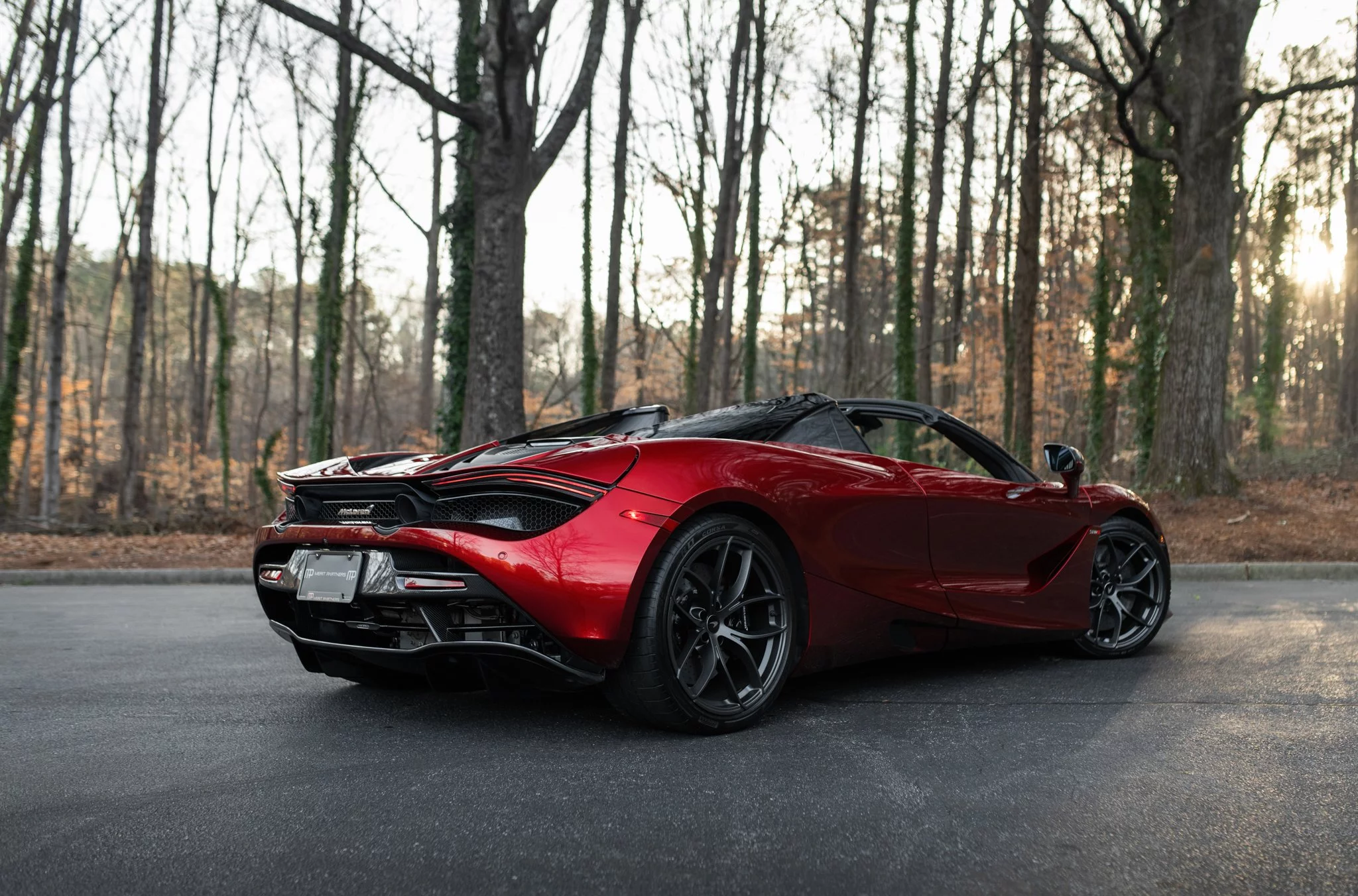 Volcano Red McLaren 720S
