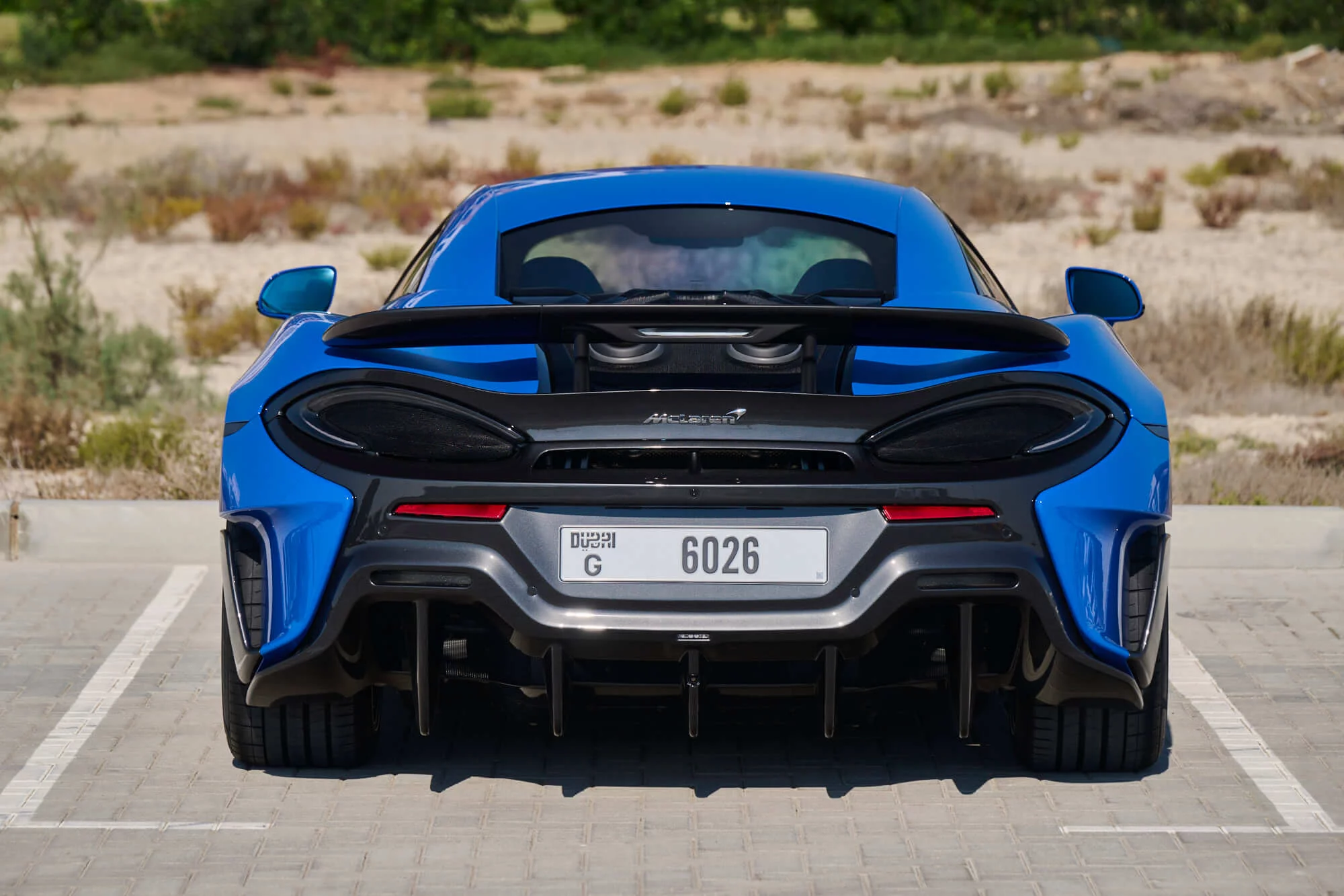 Paris Blue McLaren 600LT