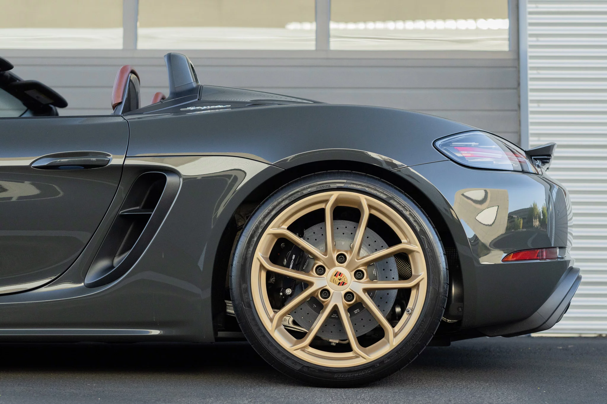Slate Grey Porsche 718