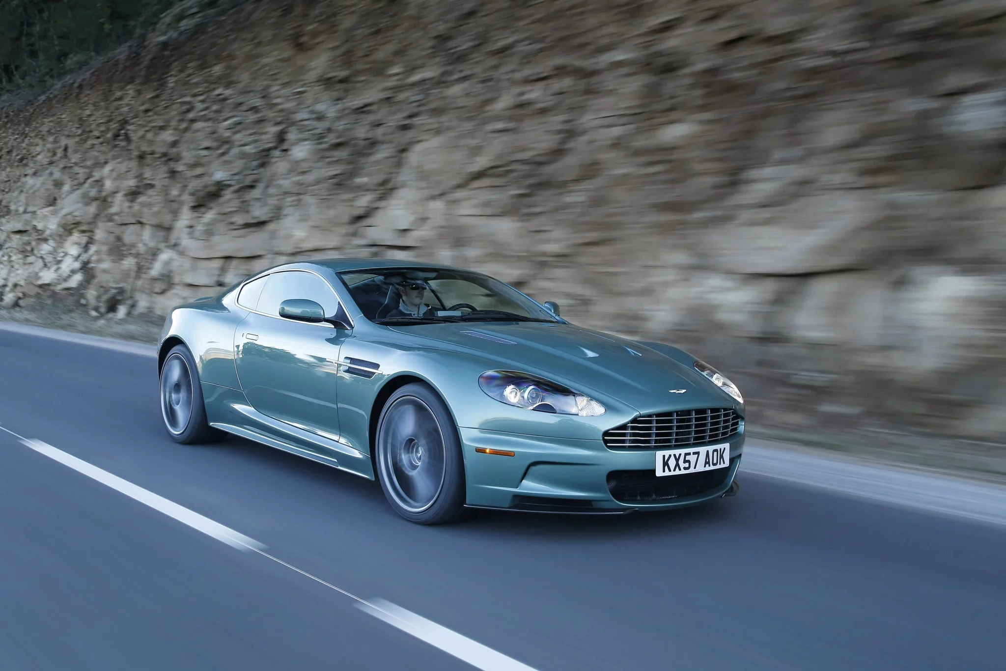 Almond Green Aston Martin DBS
