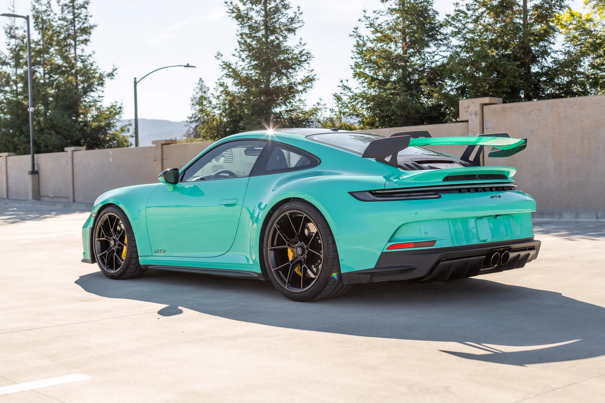 Mint Green Porsche 911 GT3