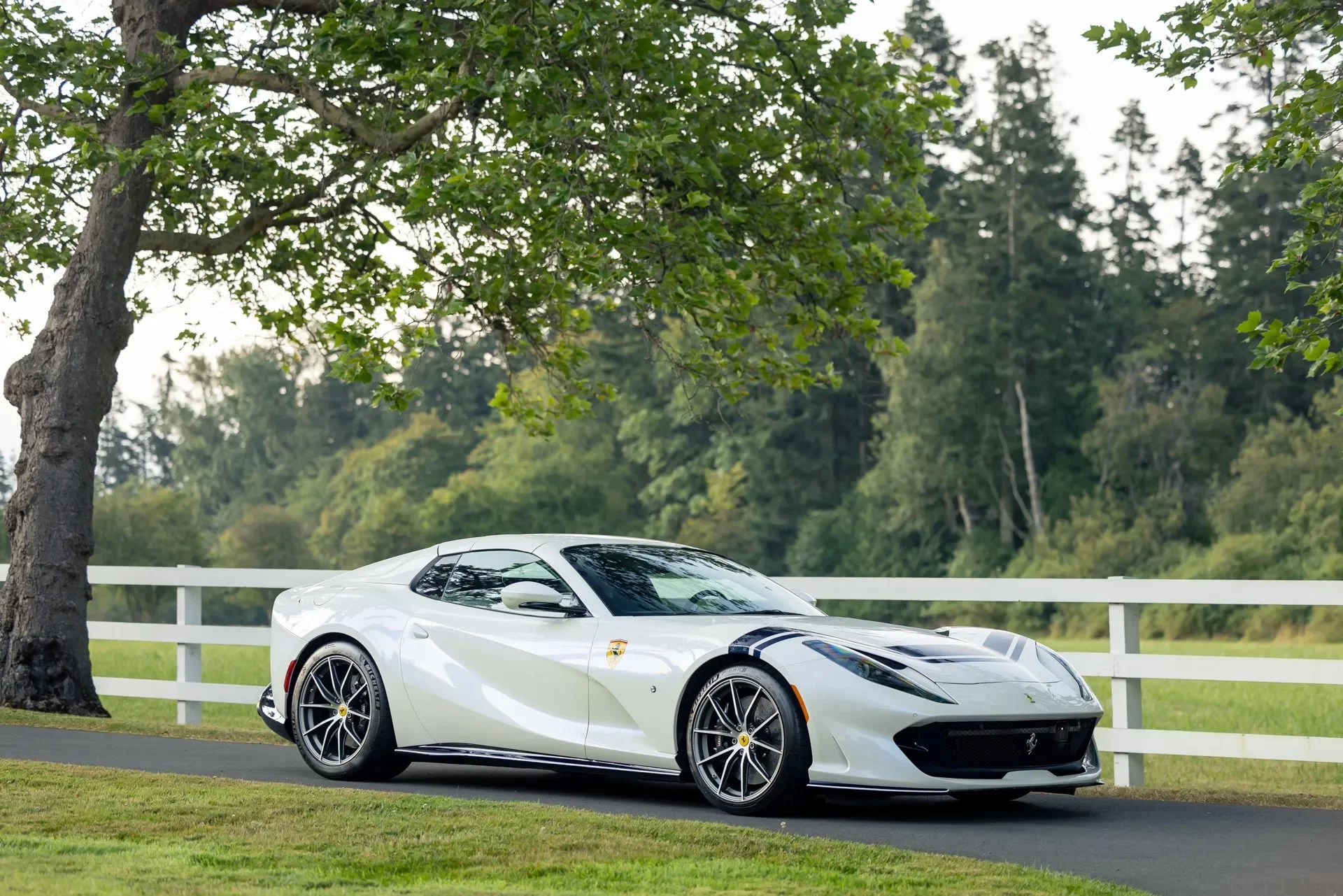 Bianco Birdcage Ferrari 812