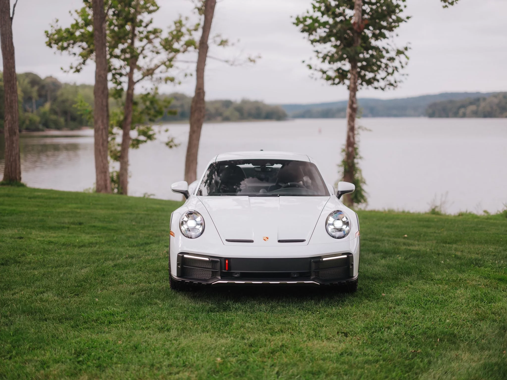 Pure White Porsche 911 Dakar