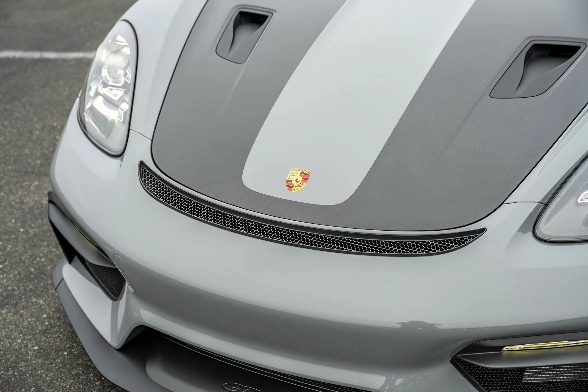 Nardo Grey Porsche 718 Cayman GT4 RS