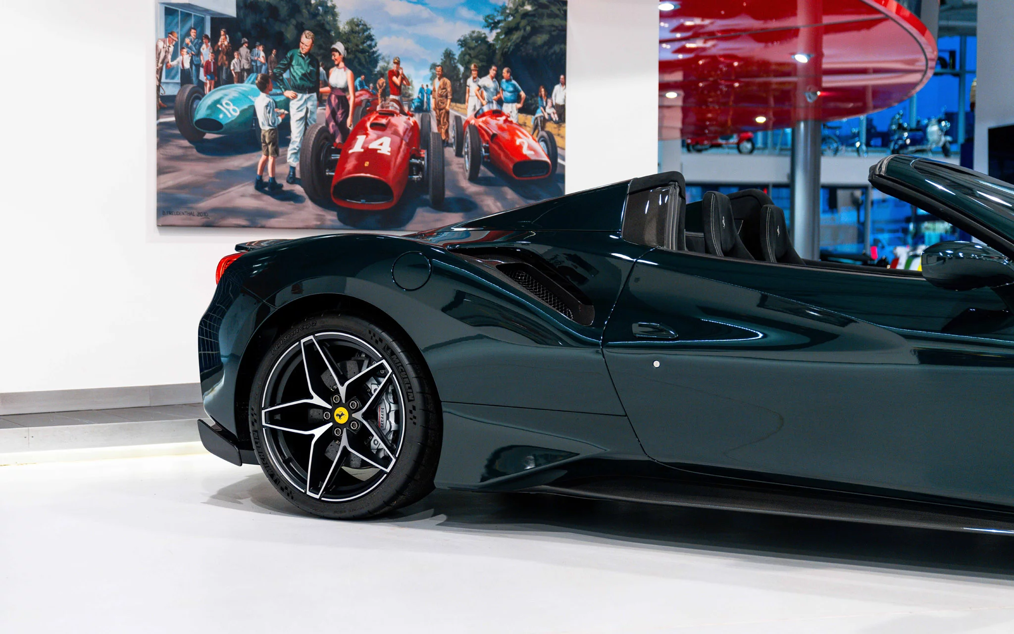 Verde British Racing Ferrari 488