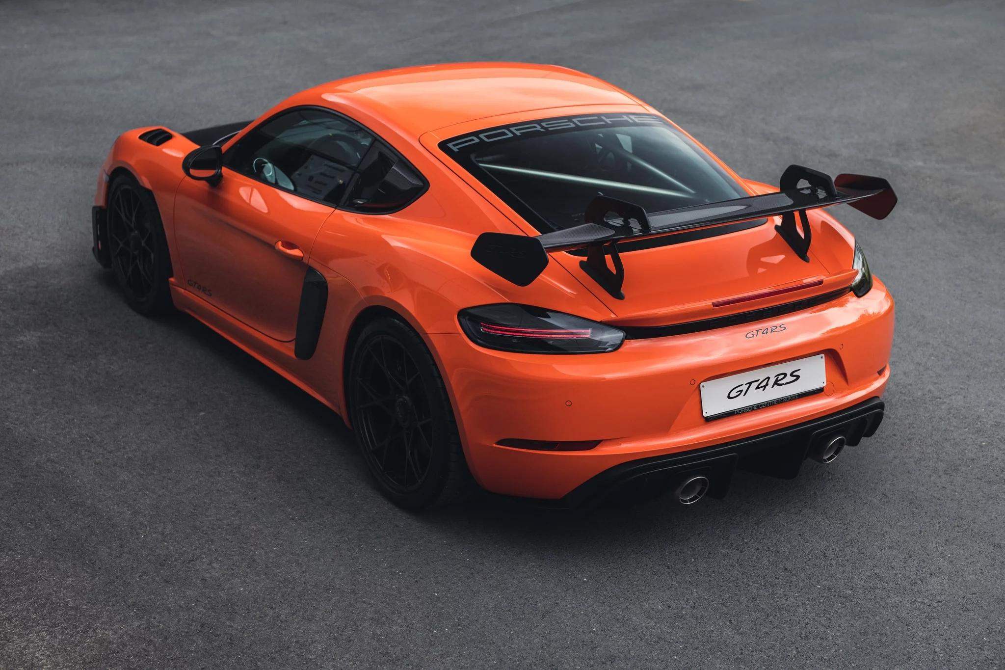 Gulf Orange Porsche 718 Cayman GT4 RS