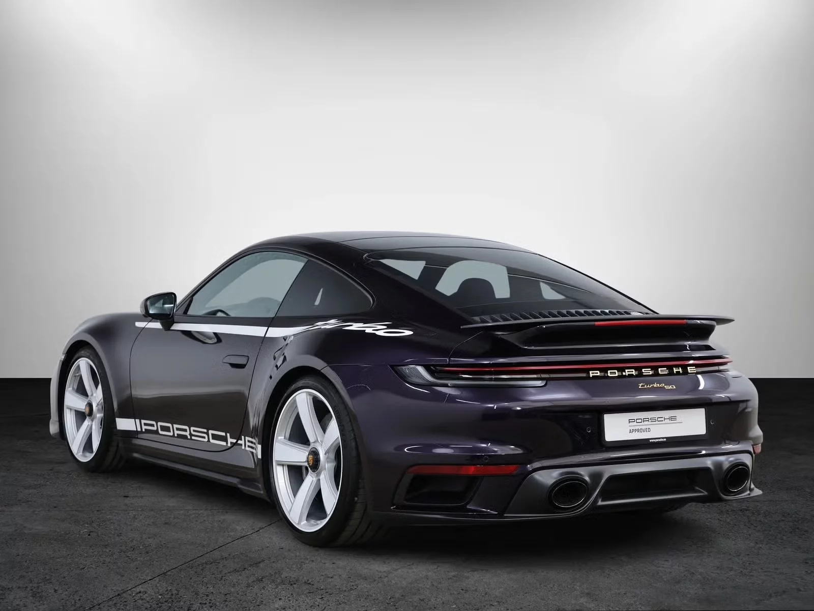 Viola Metallic Porsche 911 Turbo