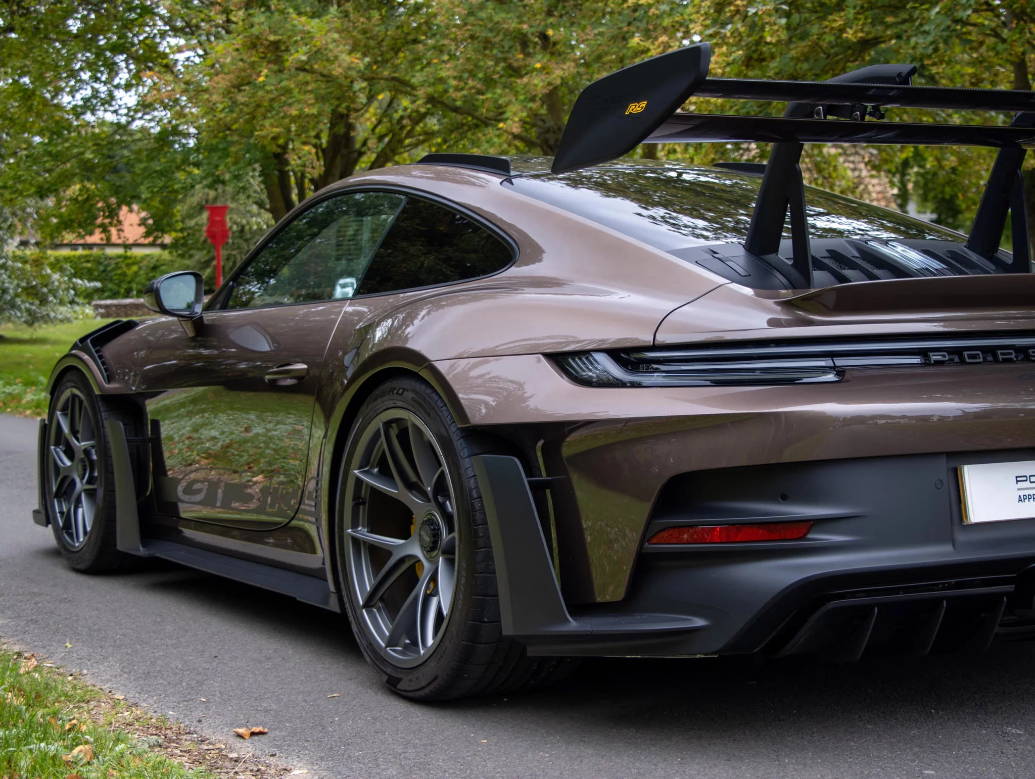 Chestnut Brown Metallic Porsche 911 GT3 RS