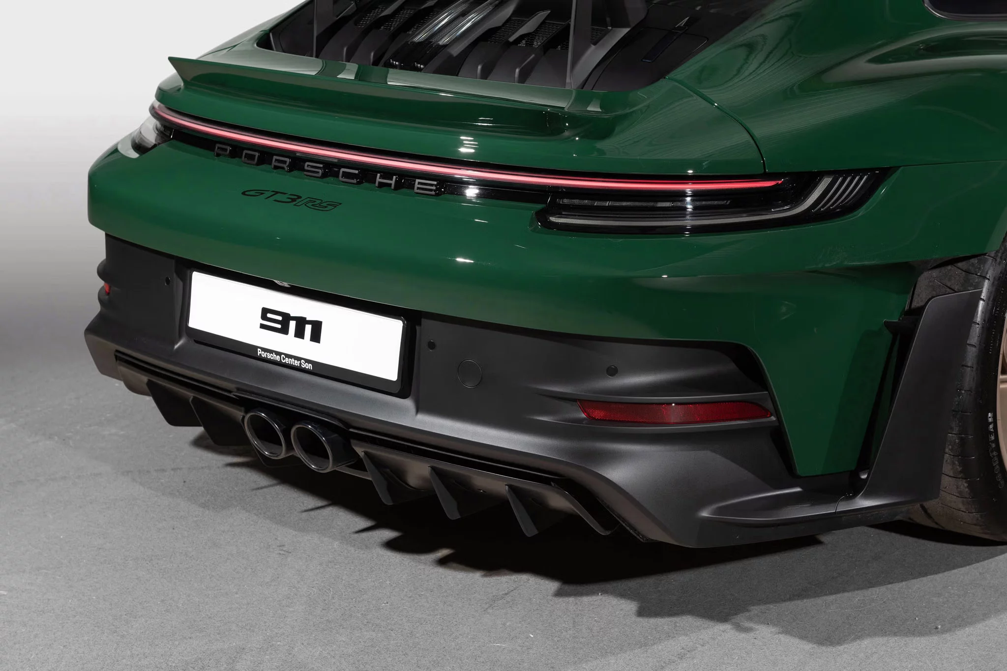 British Racing Green Porsche 911 GT3 RS
