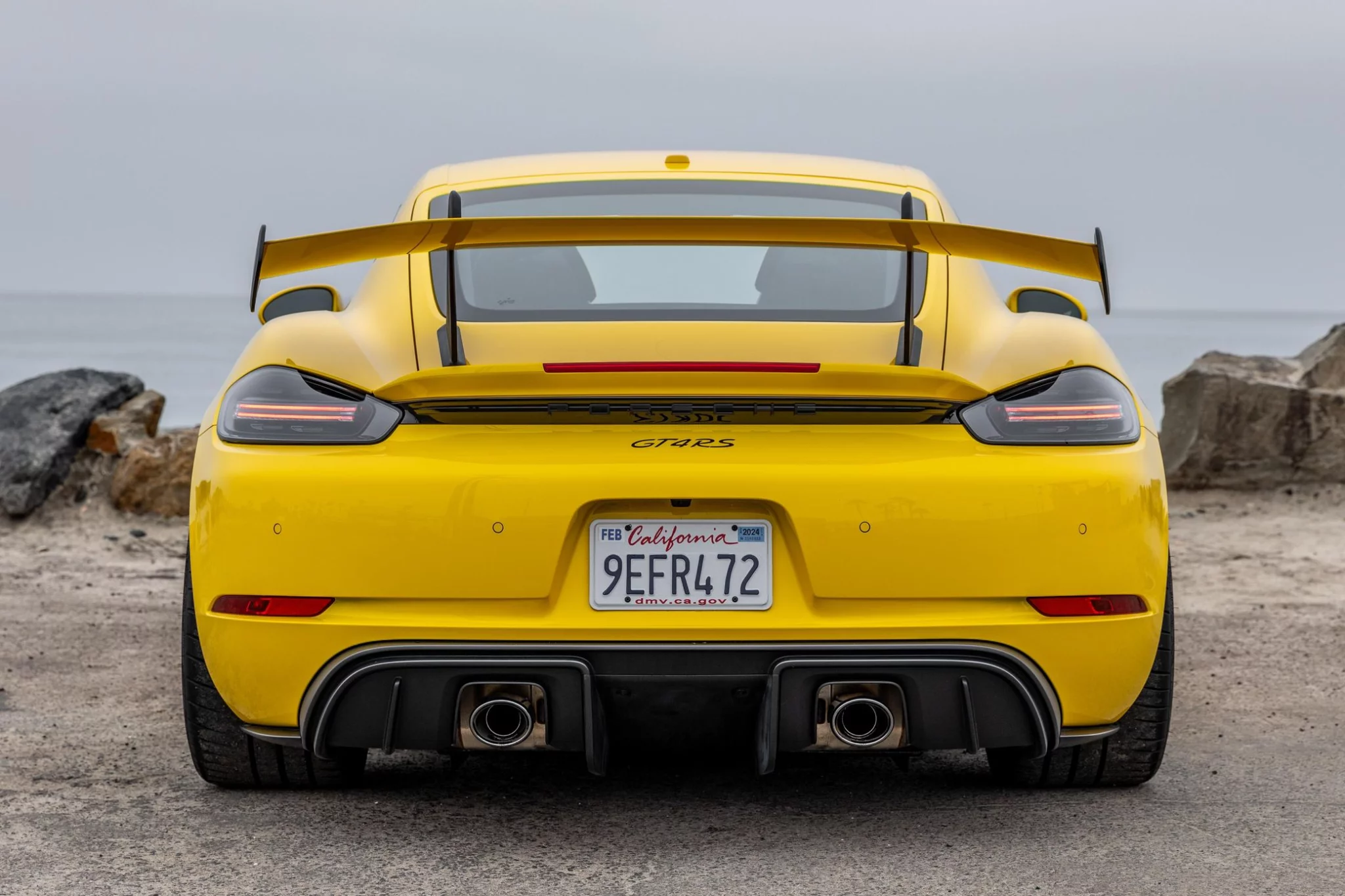 Racing Yellow Porsche 718 Cayman GT4 RS