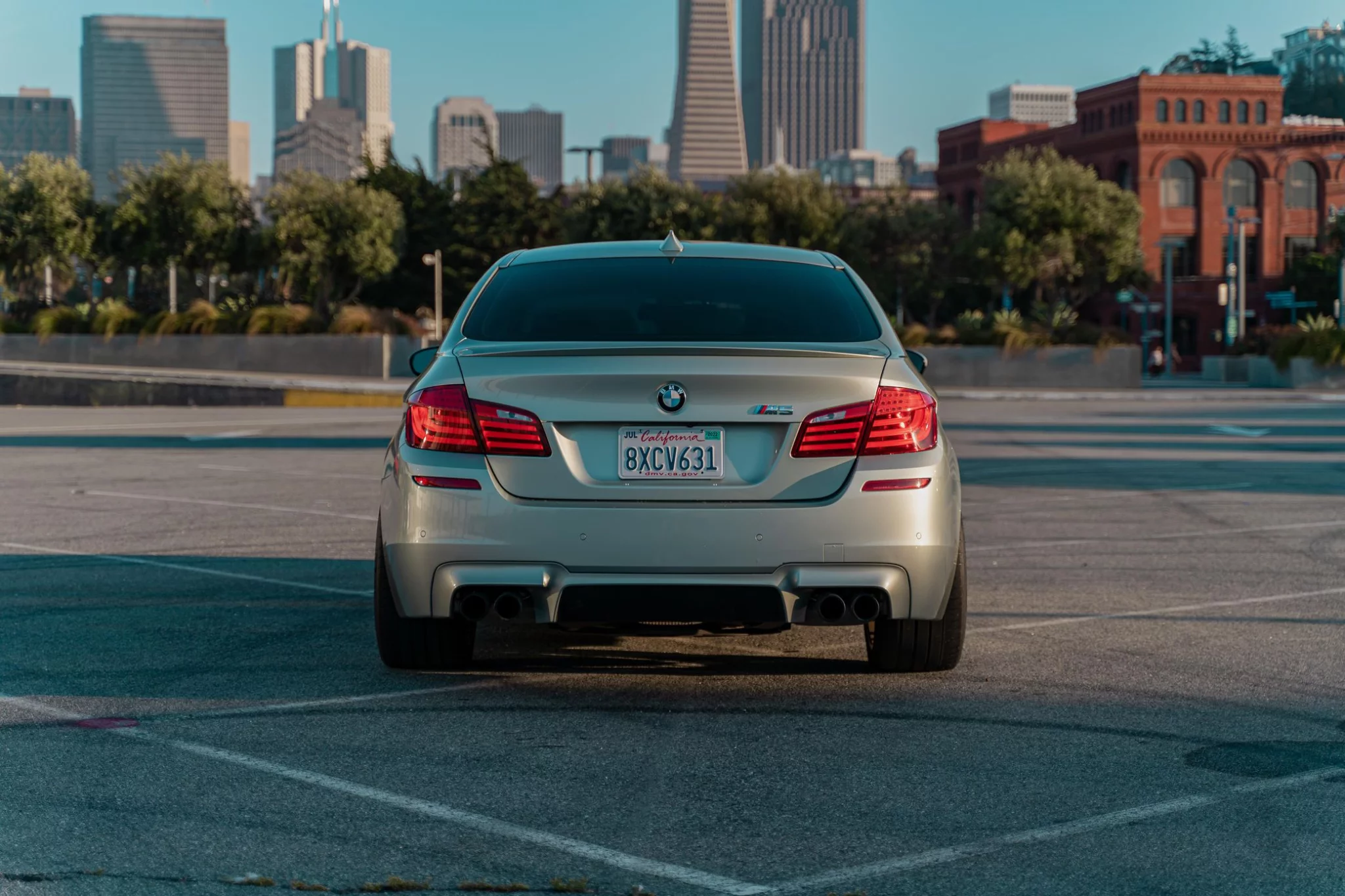Amazonite Silver BMW M5