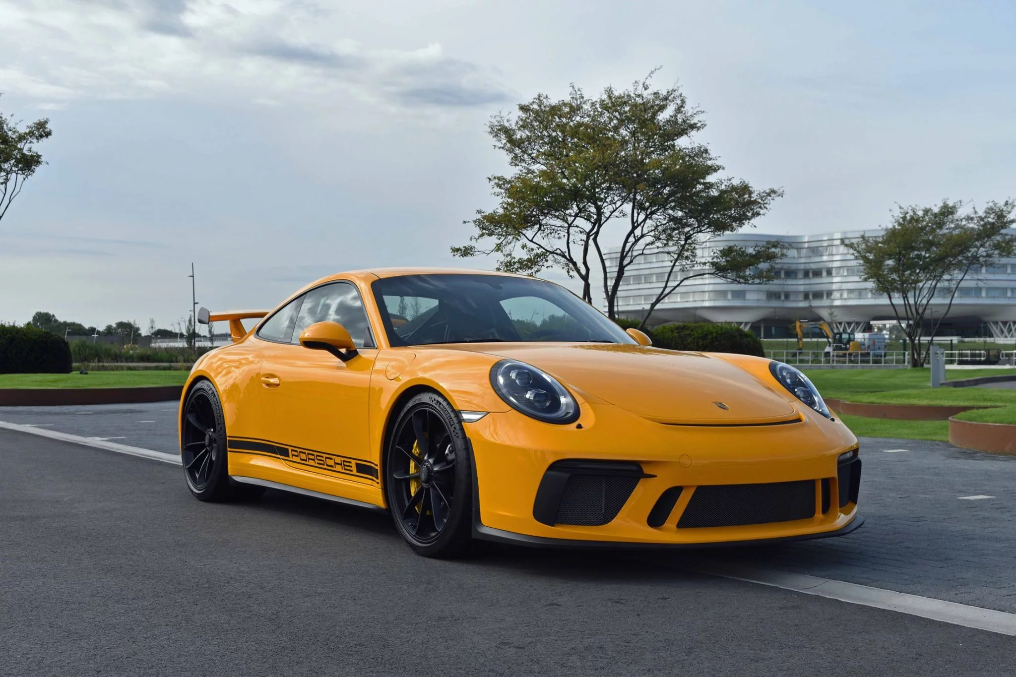 Signal Yellow Porsche 911 GT3