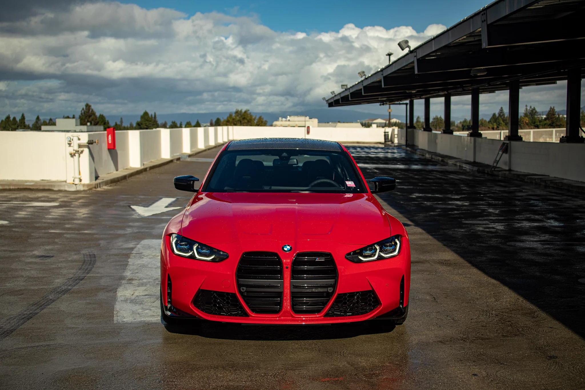 Cinnabar BMW M3