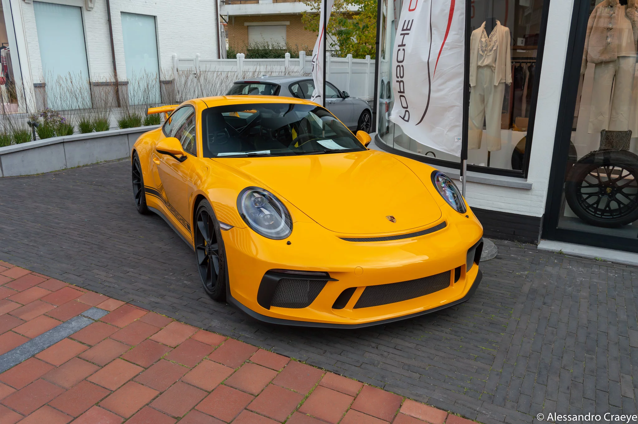 Signal Yellow Porsche 911 GT3