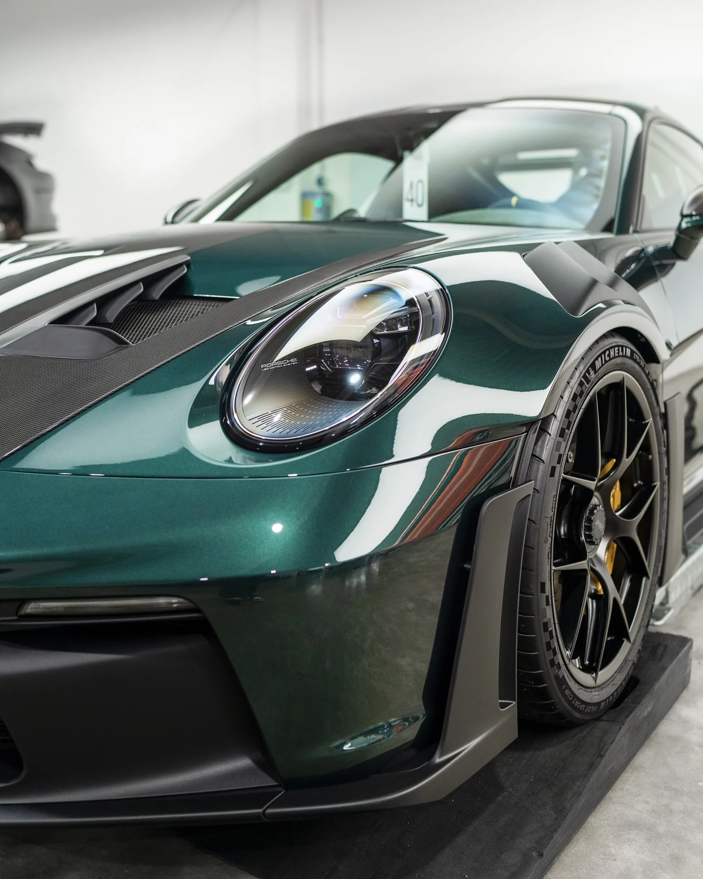 Forest Green Metallic Porsche 911 GT3 RS