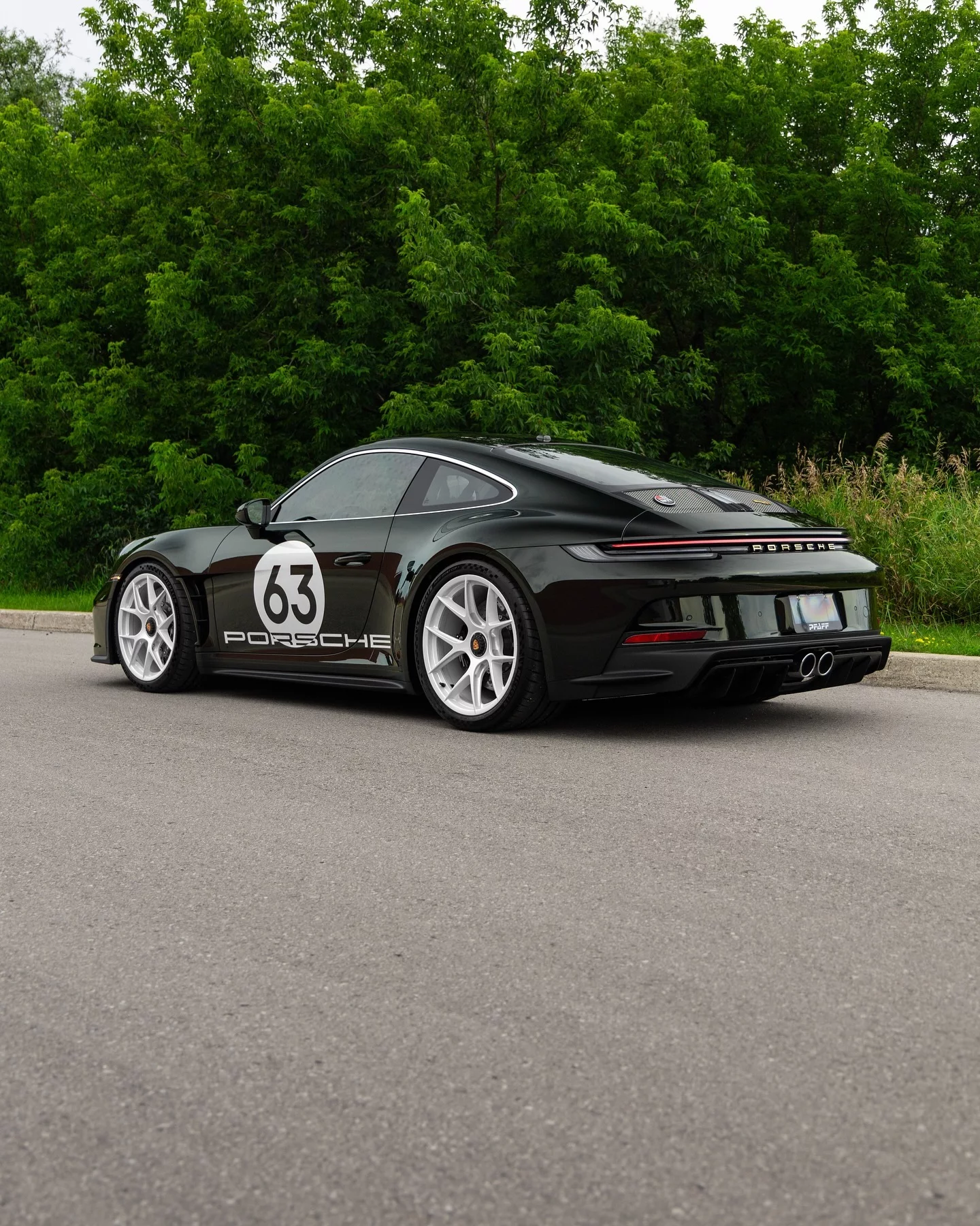 Dark Olive Metallic Porsche 911 S/T