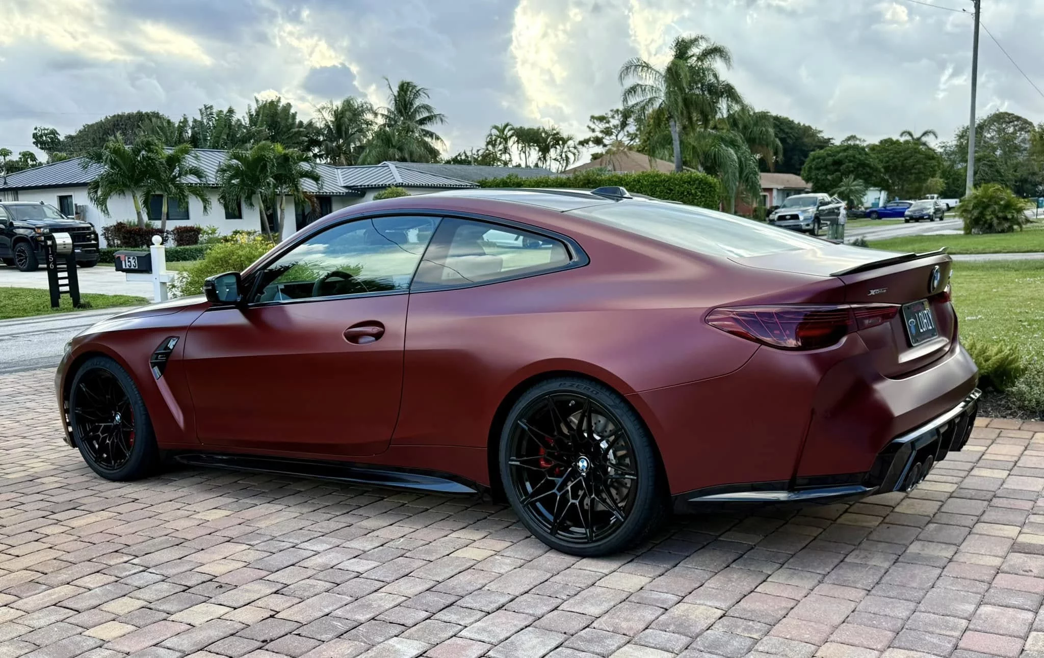 Frozen Preciosa Red BMW M4