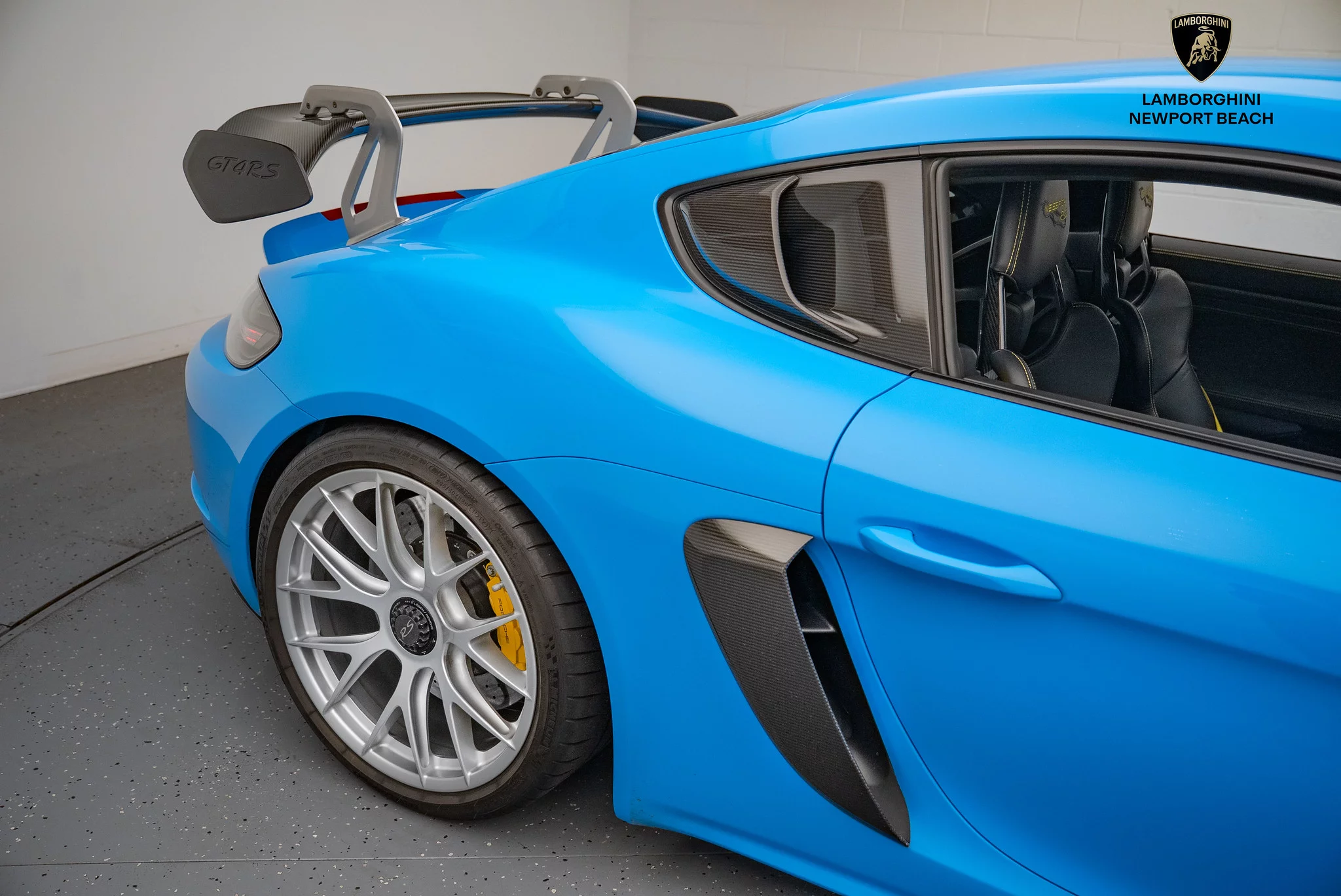 Riviera Blue Porsche 718 Cayman GT4 RS