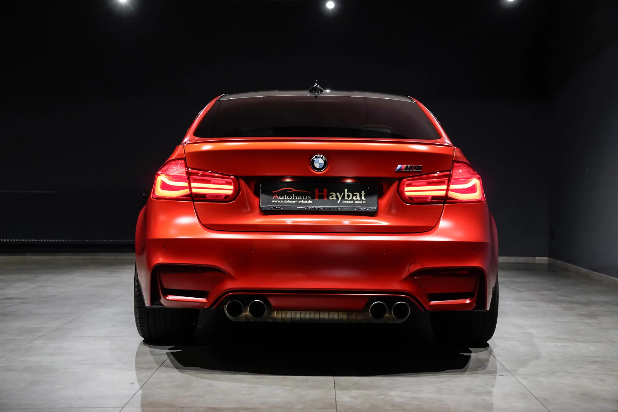Frozen Red BMW M3