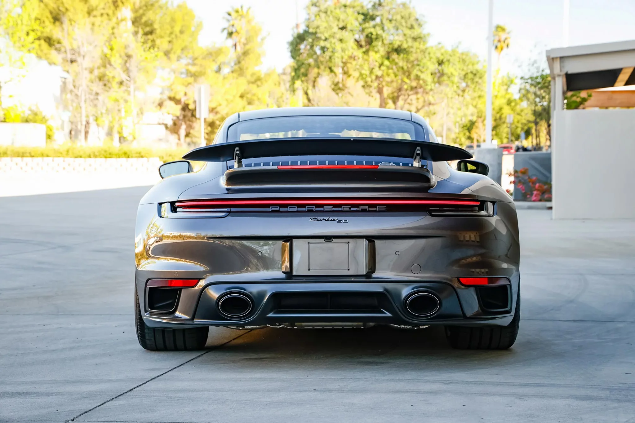 Anthracite Brown Metallic Porsche 911 Turbo