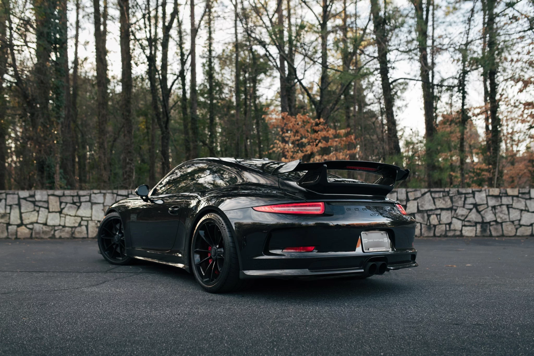 Jet Black Metallic Porsche 911 GT3