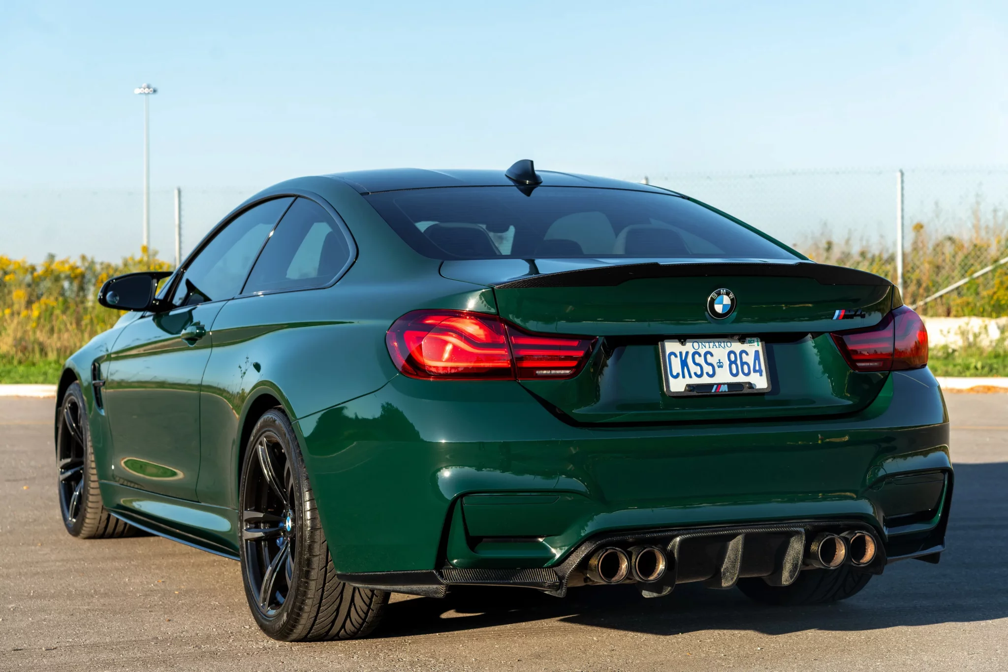 British Racing Green BMW M4