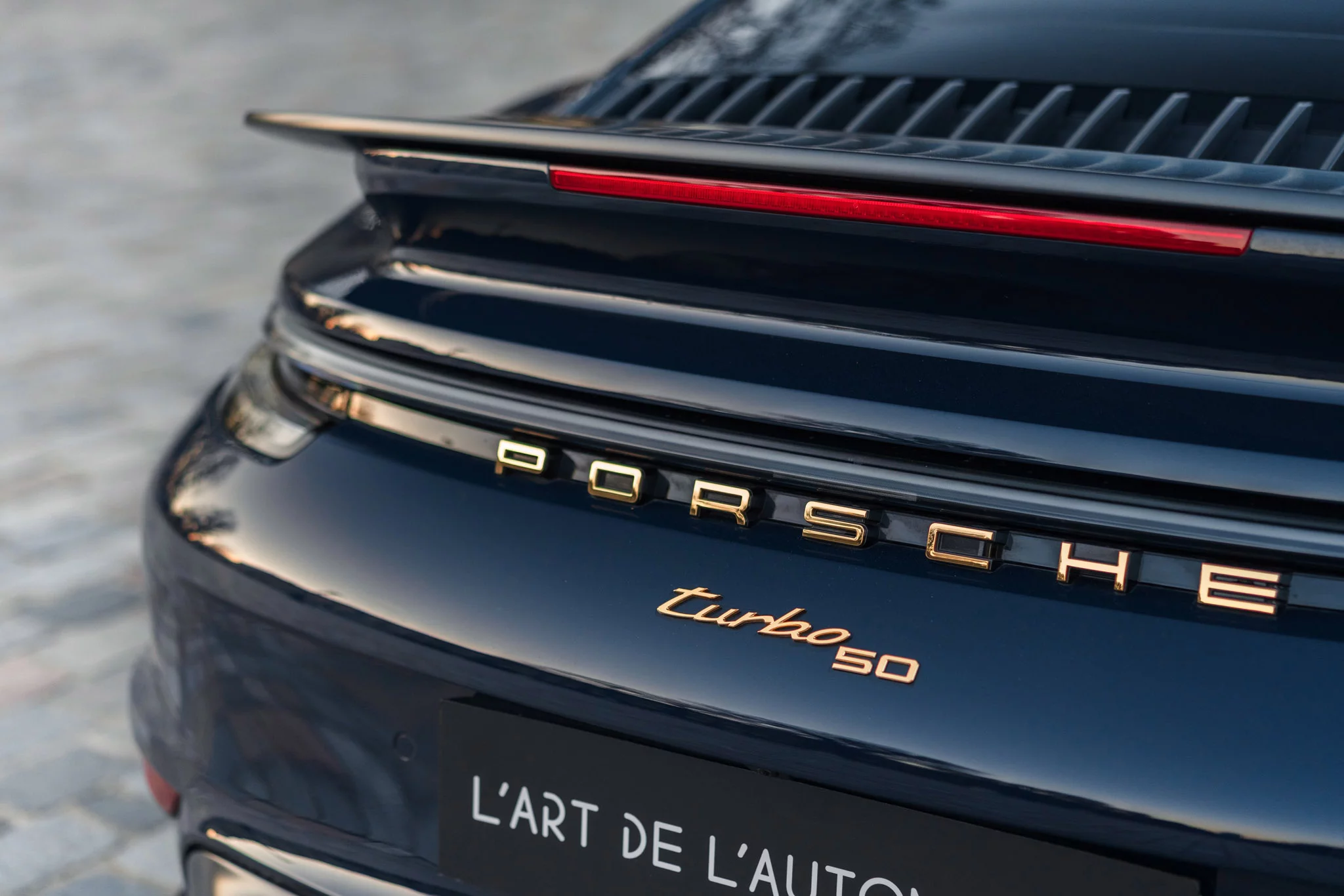 Dark Sea Blue Porsche 911 Turbo