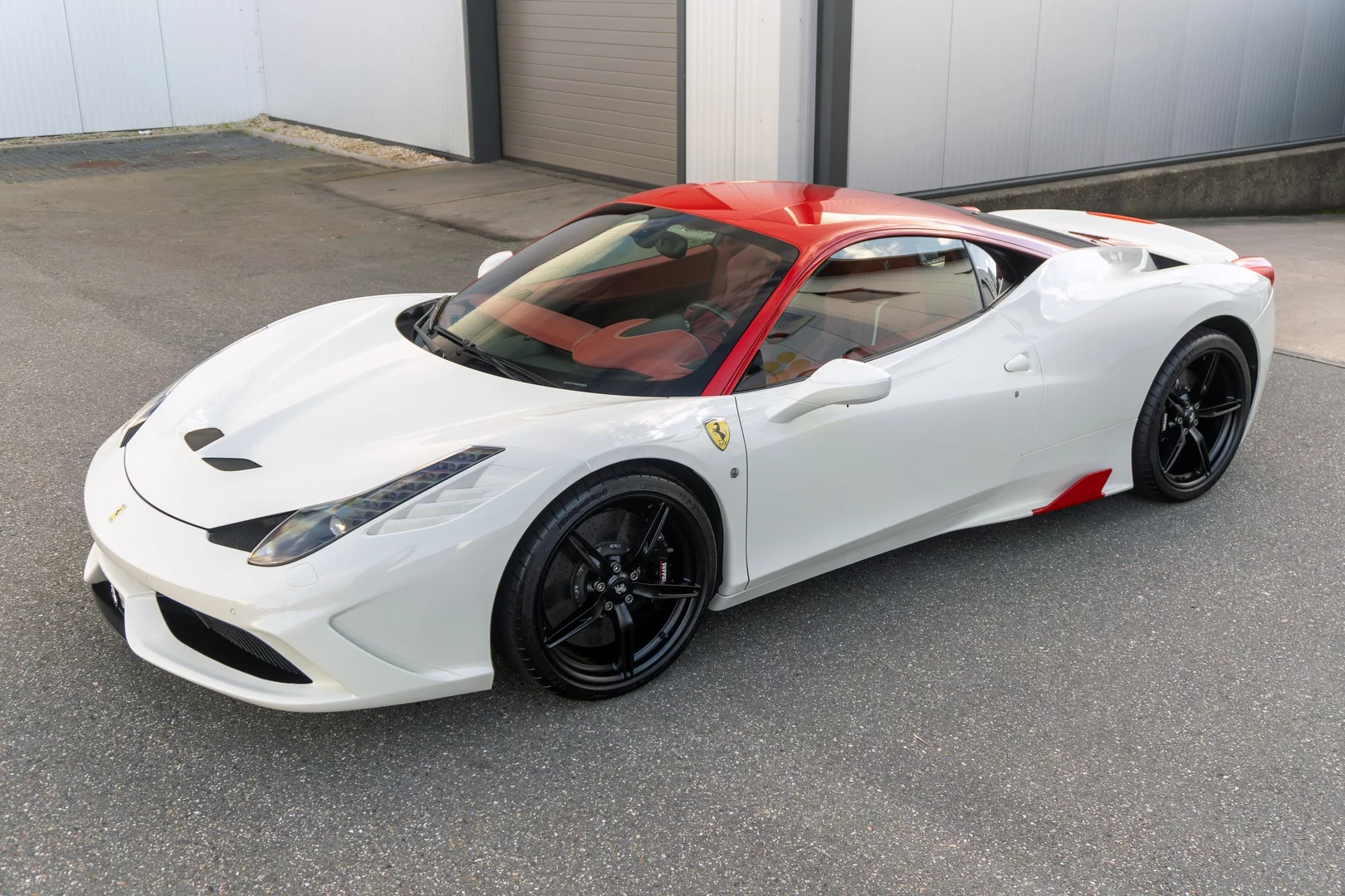Bianco Avus Ferrari 458