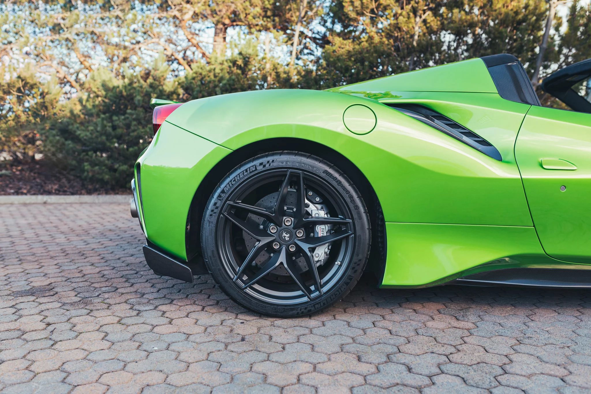 Verde Hy Kers Lucido Ferrari 488