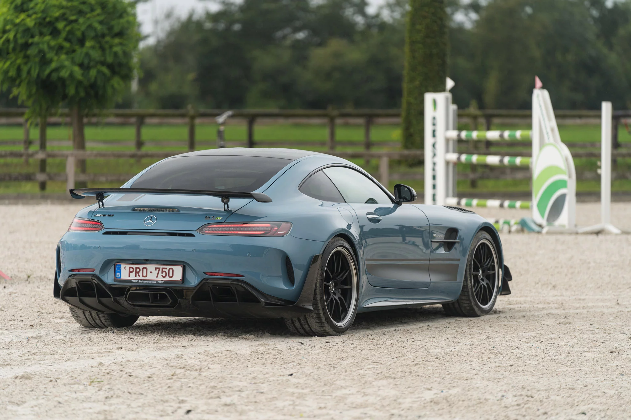 China Blue Mercedes-AMG GT