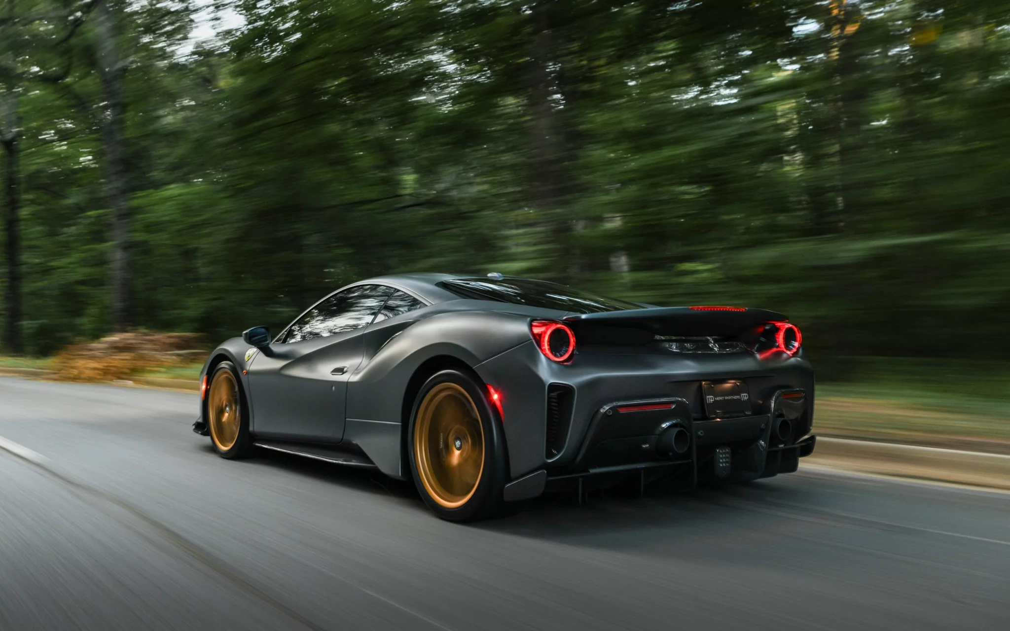 Grigio Silverstone Opaco Ferrari 488