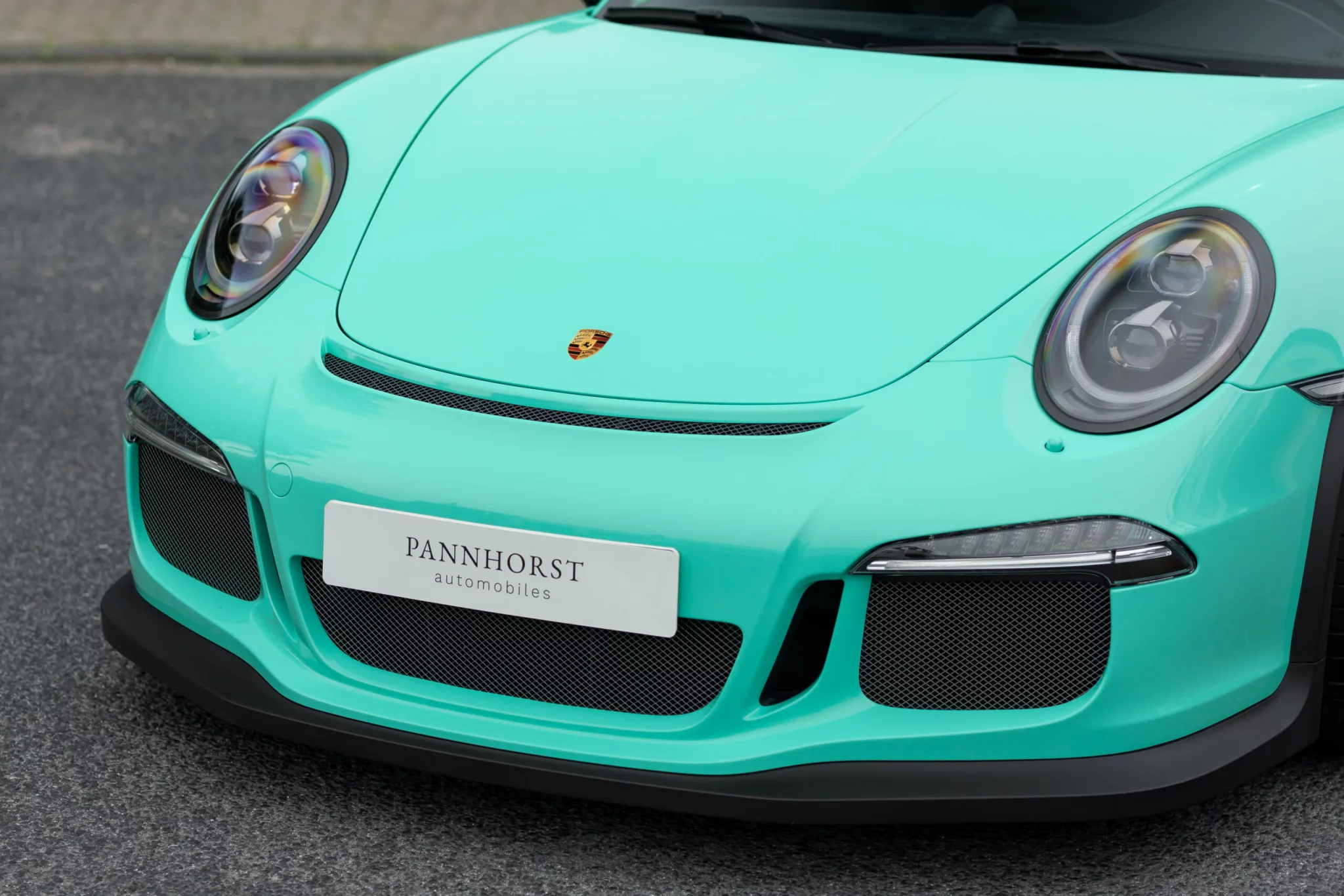 Mint Green Porsche 911 GT3 RS