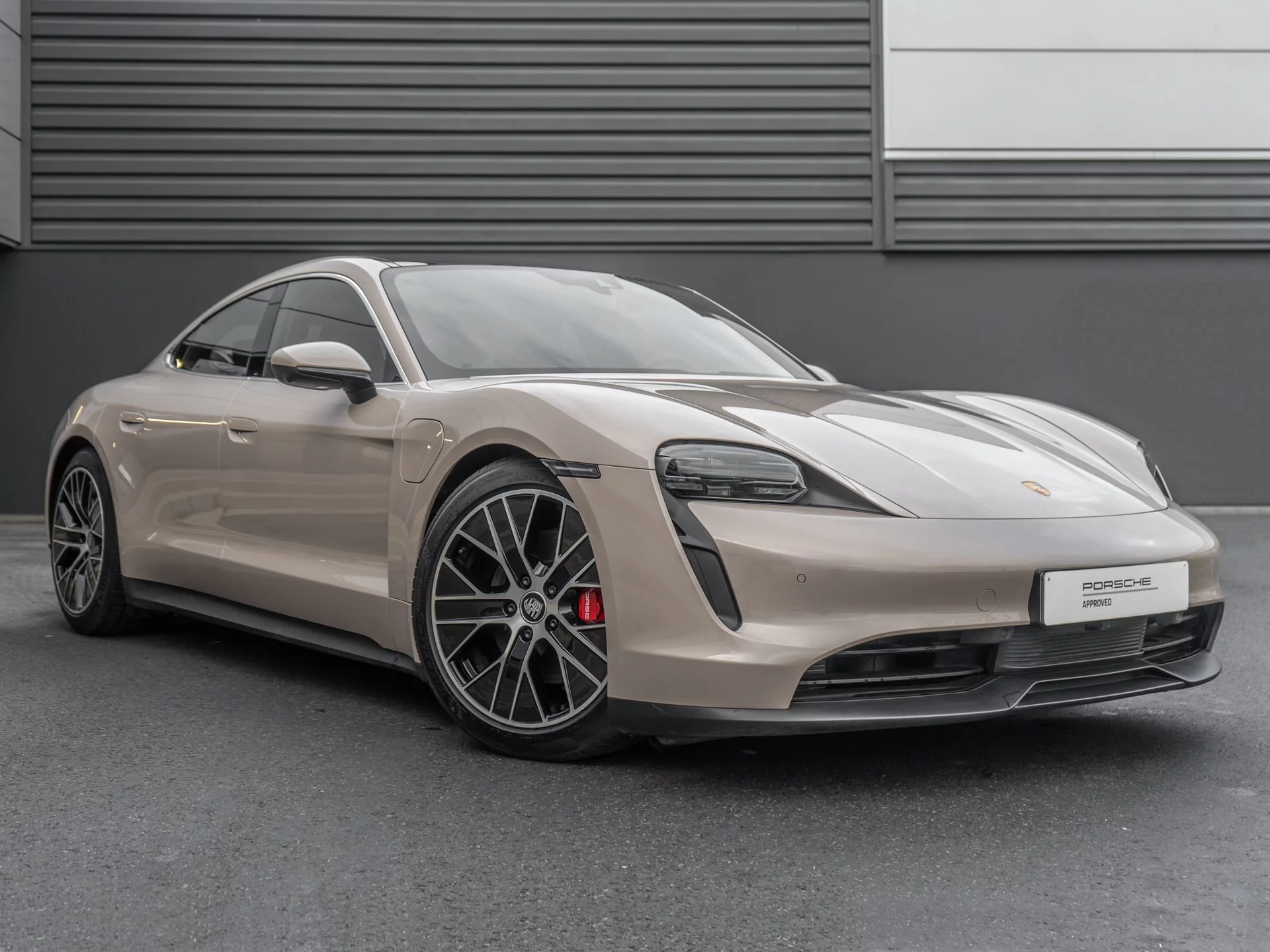Coffee Beige Porsche Taycan