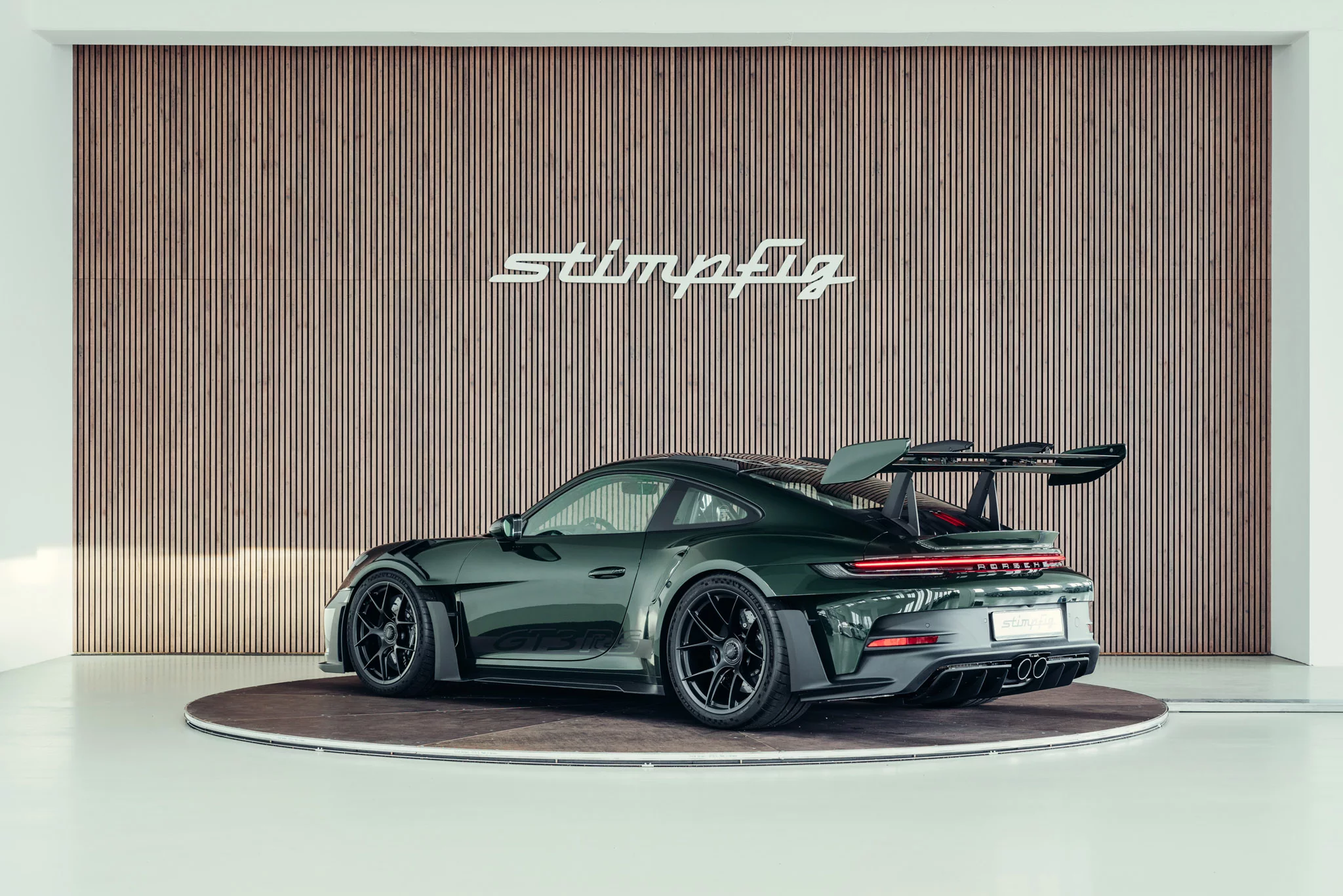 Brewster Green Porsche 911 GT3 RS