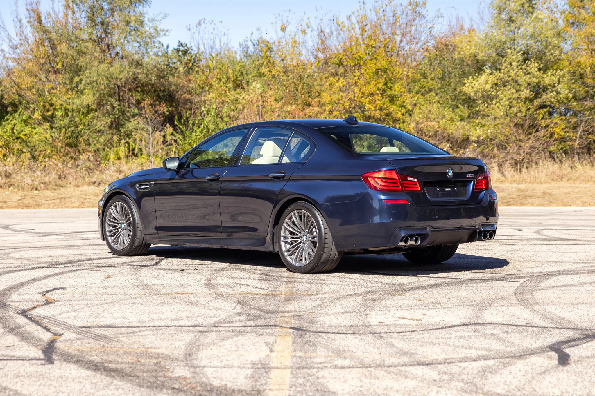 Imperial Blue BMW M5