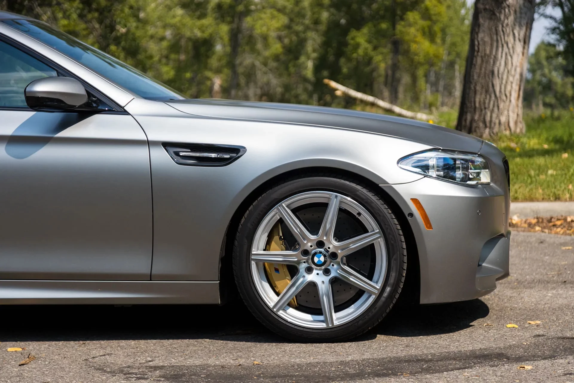 Frozen Dark Silver BMW M5