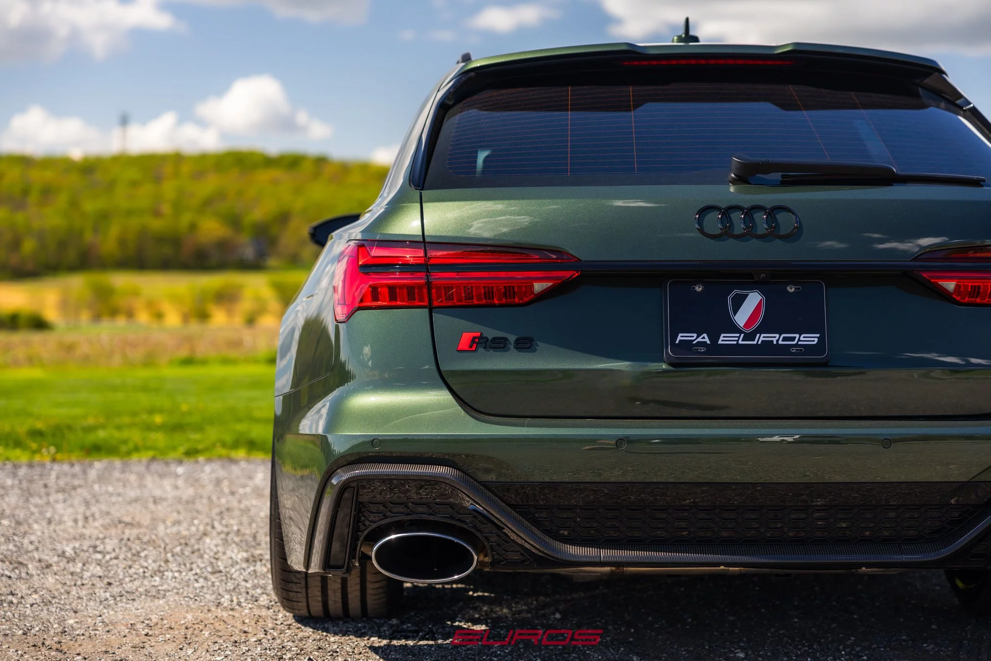 Oak Green Metallic Audi RS6 Avant