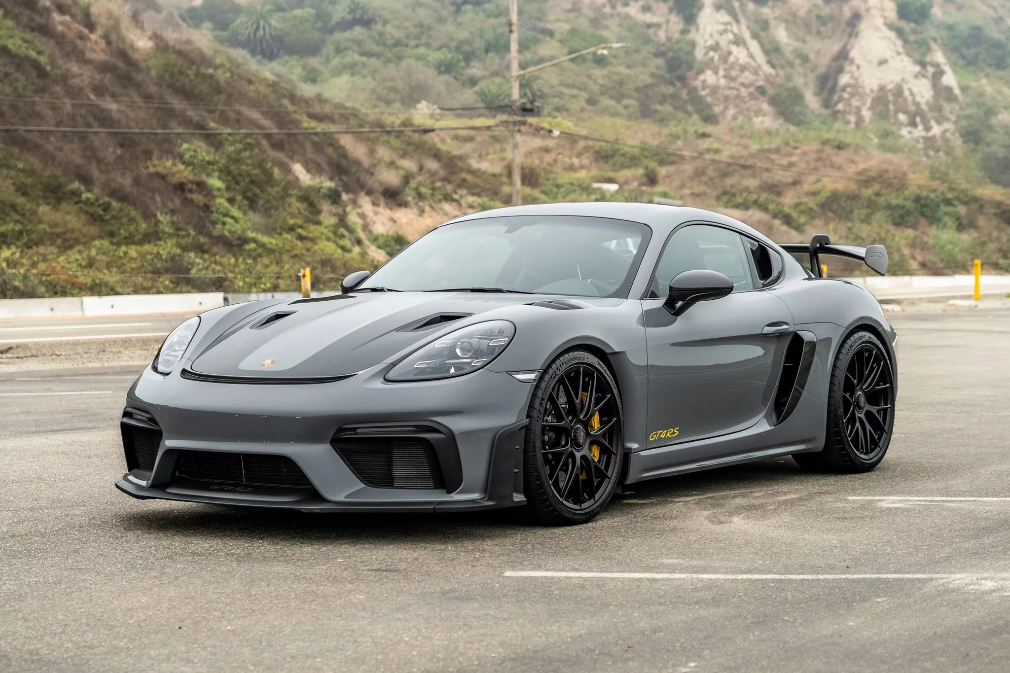 Nardo Grey Porsche 718 Cayman GT4 RS