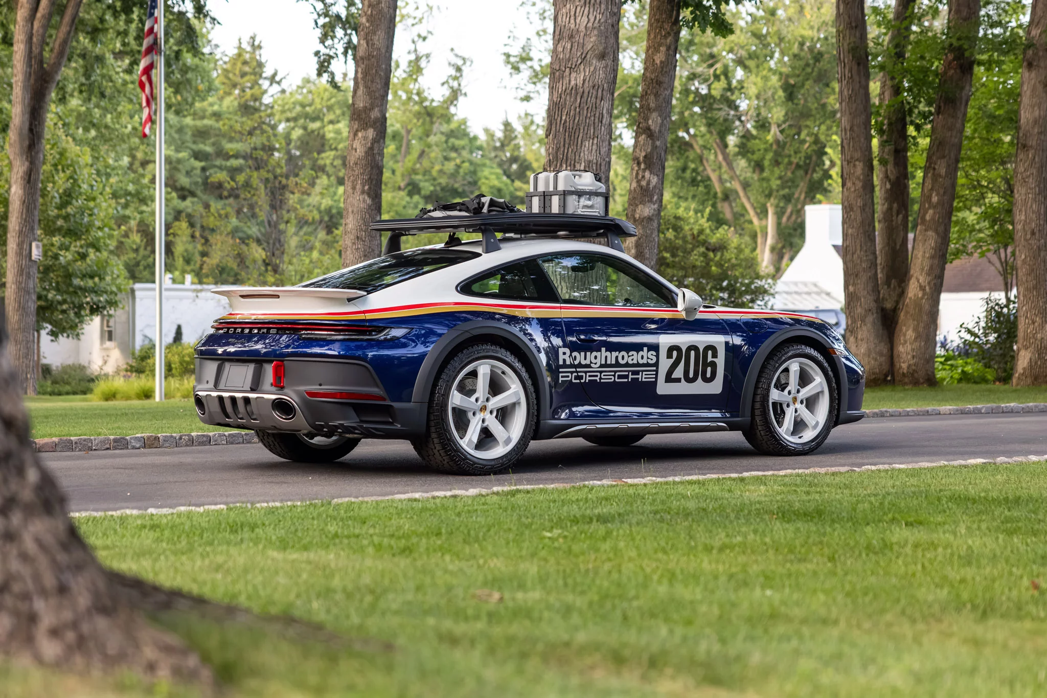 Pure White Porsche 911 Dakar