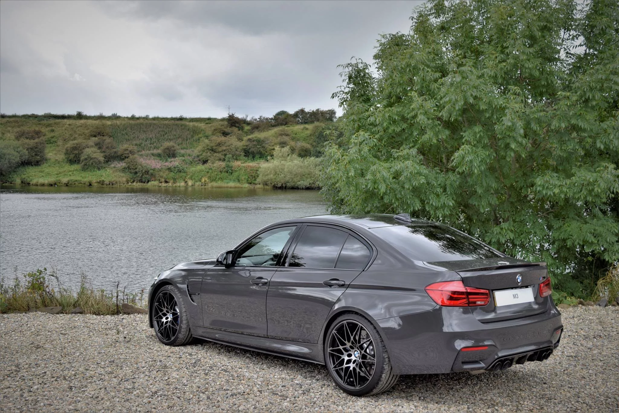 Grey Black BMW M3